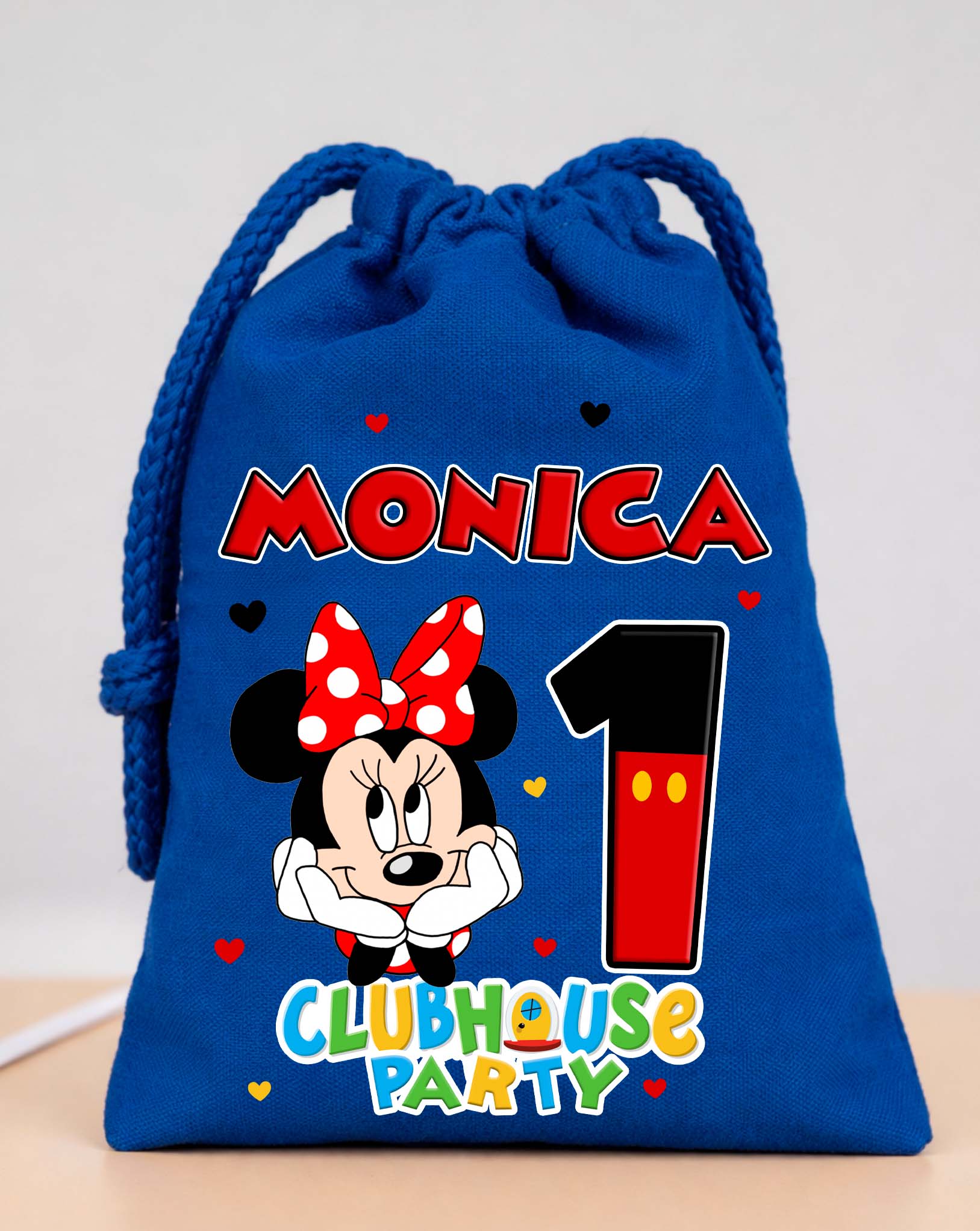 Minnie Mouse Party Bags Custom Name 