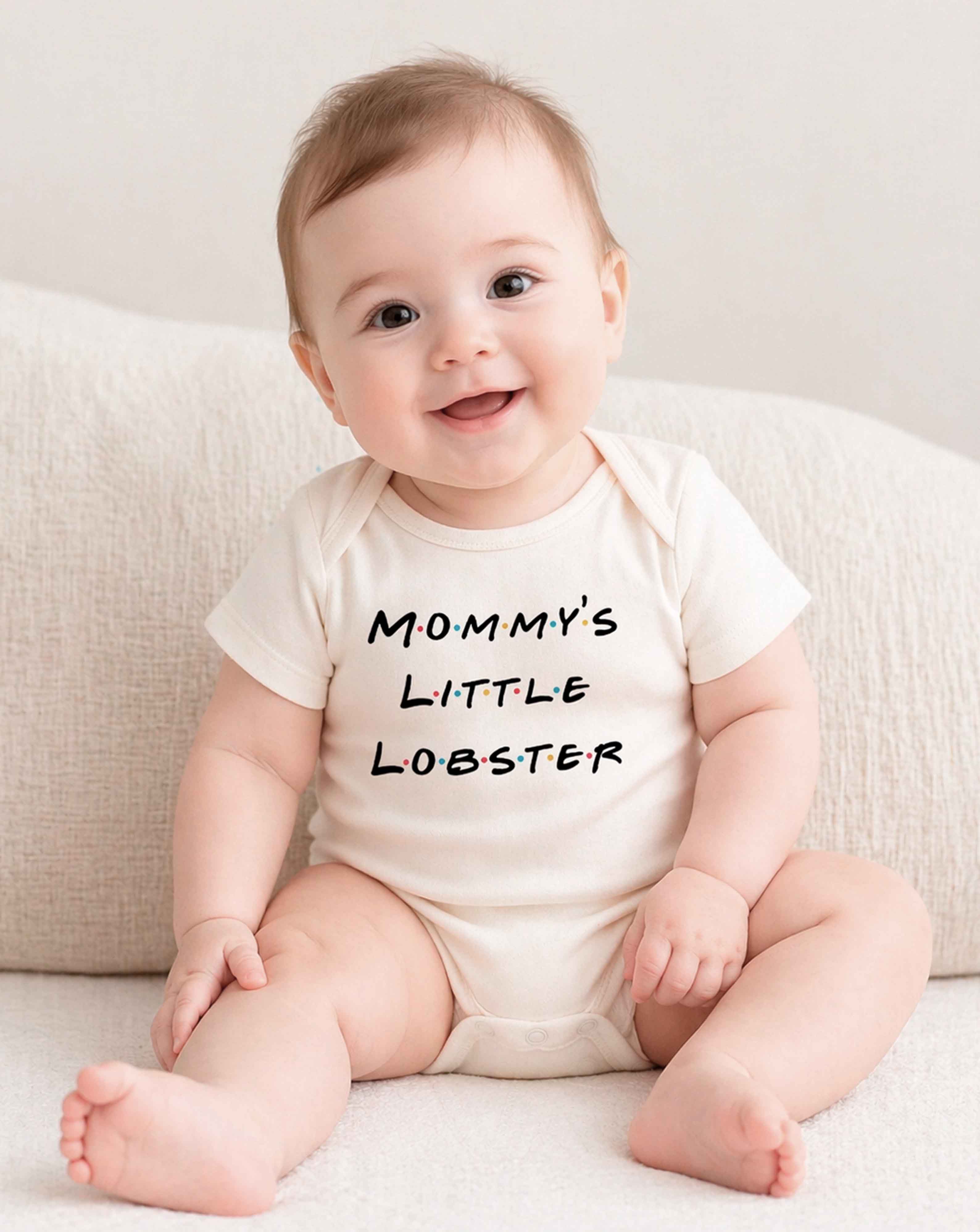 Mommys Little Lobster Baby Body, Friends Outfit 
