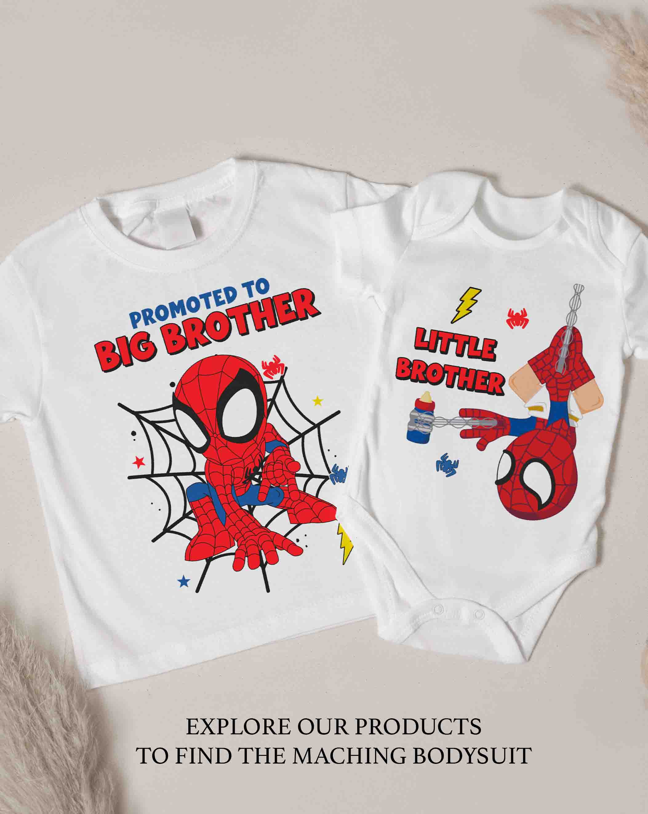 Spiderman Promoted to Big Brother Matching Outfit