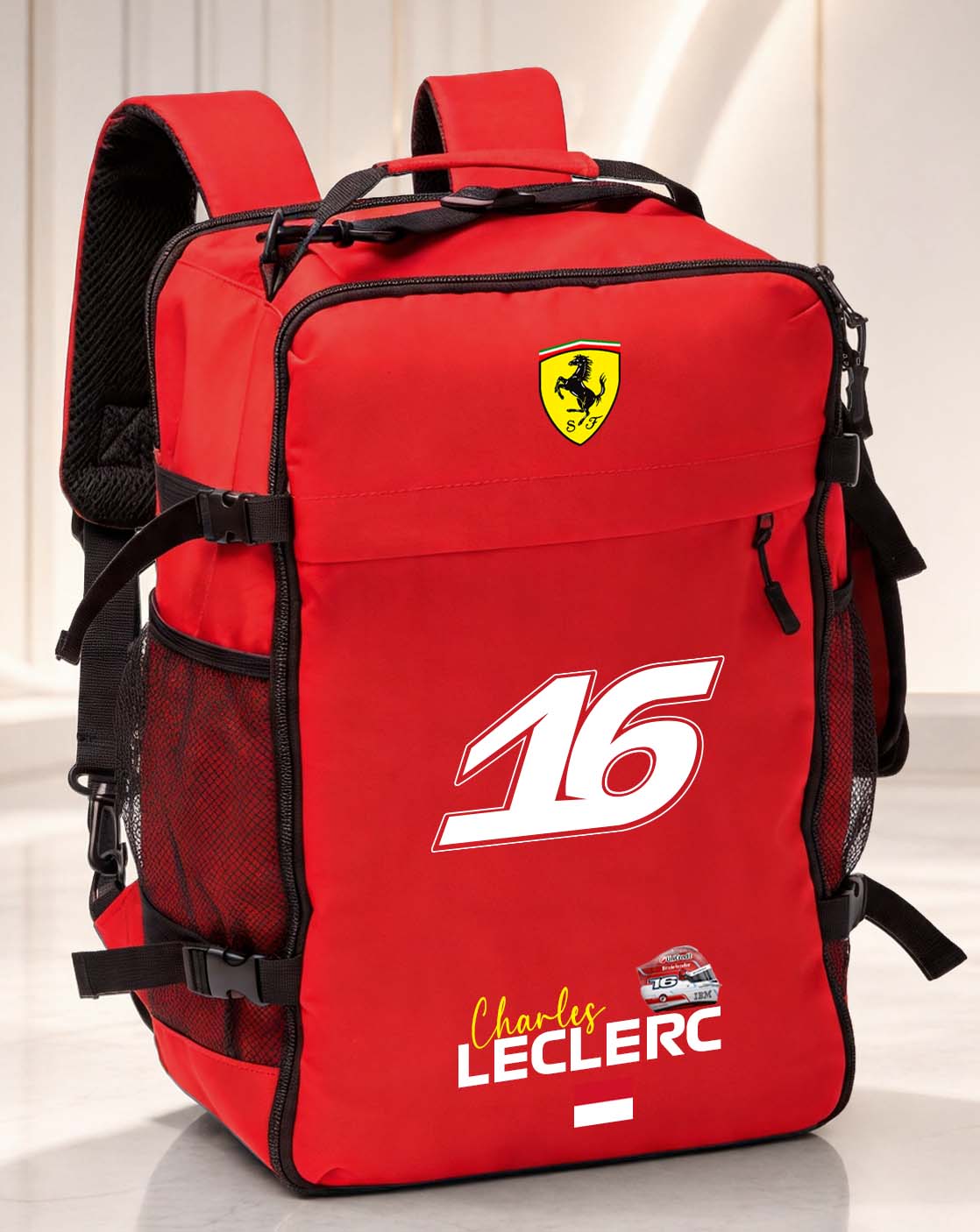 Charles Leclerc 16 Backpack Special Design Ferrari 2026