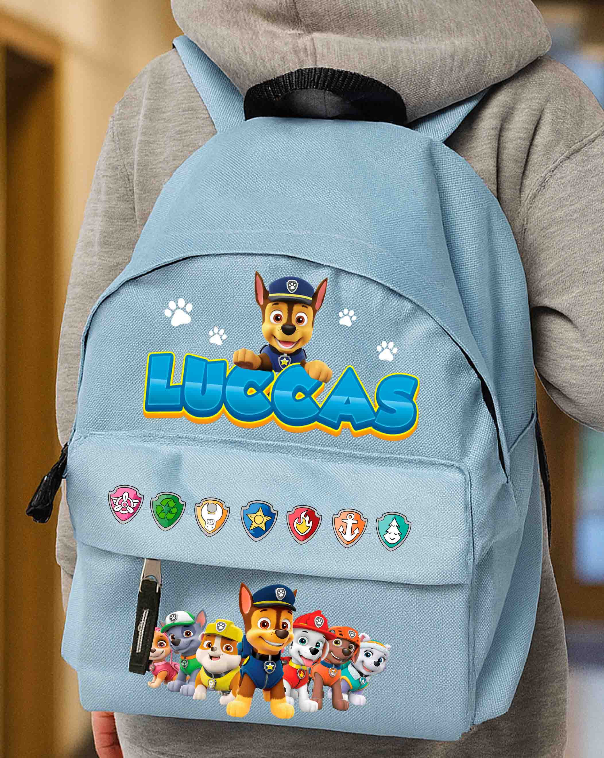 Paw Patrol Kindergarten Backpack with Name
