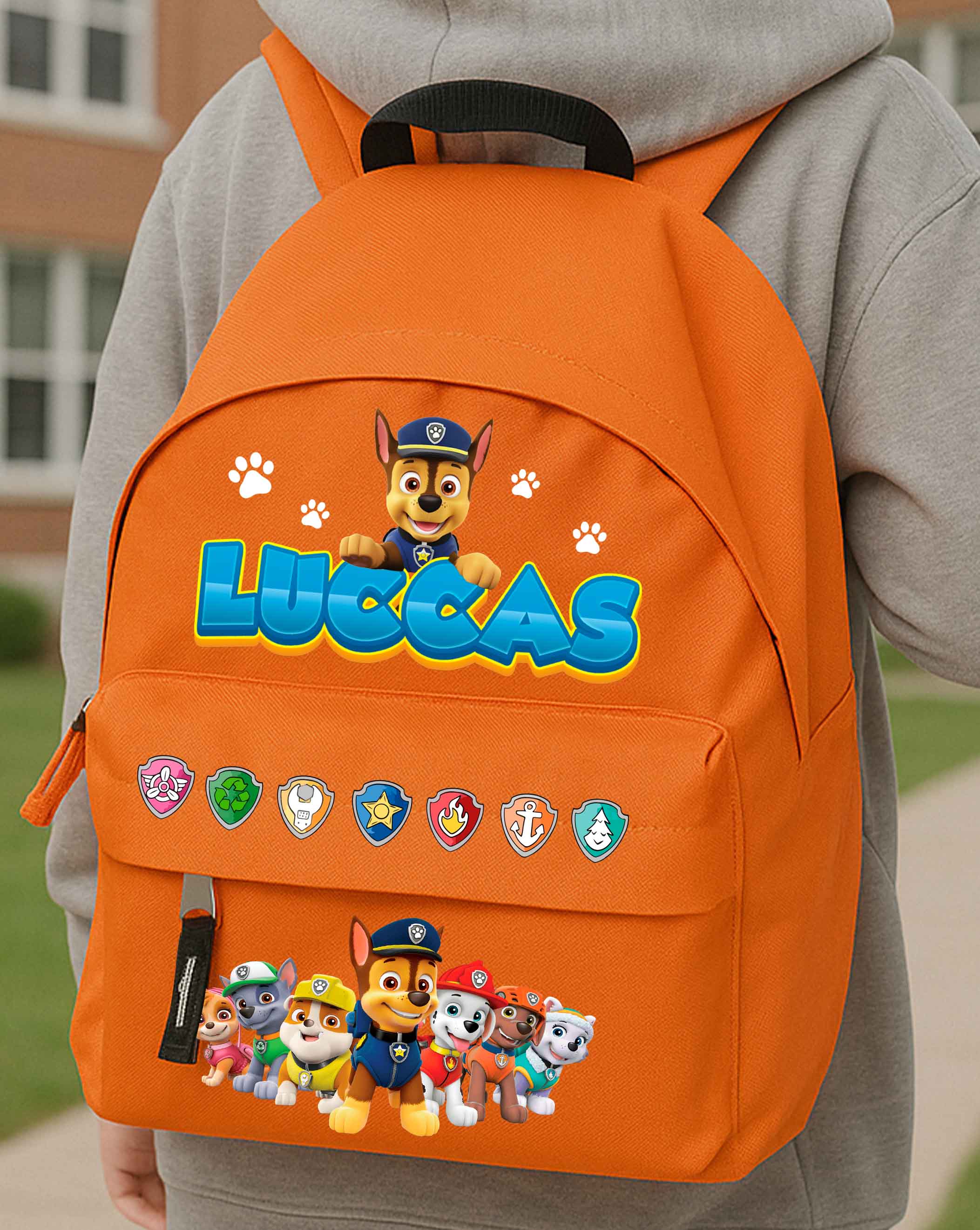 Paw Patrol Kindergarten Backpack with Name 
