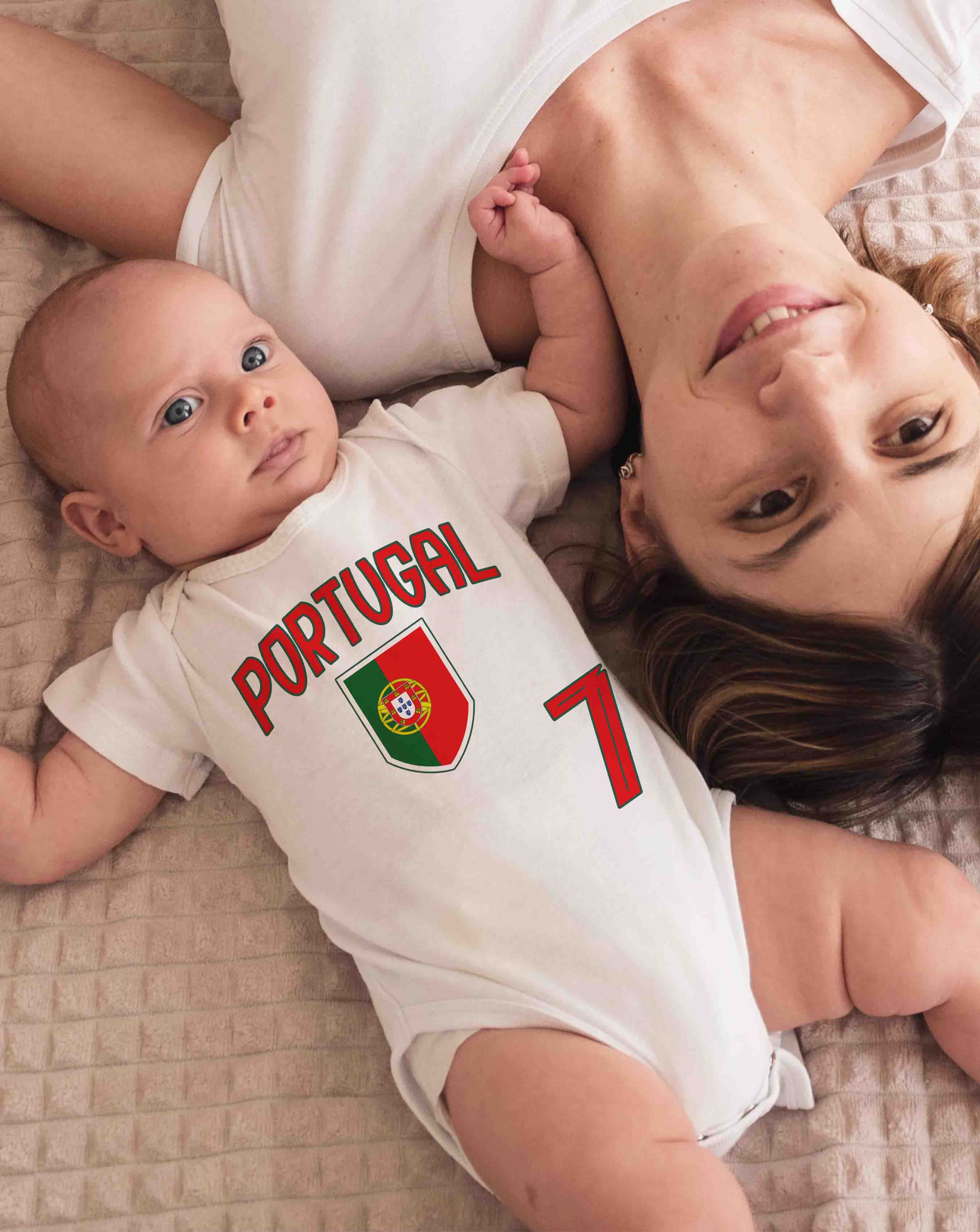 Portugal Custom Bodysuit for Baby