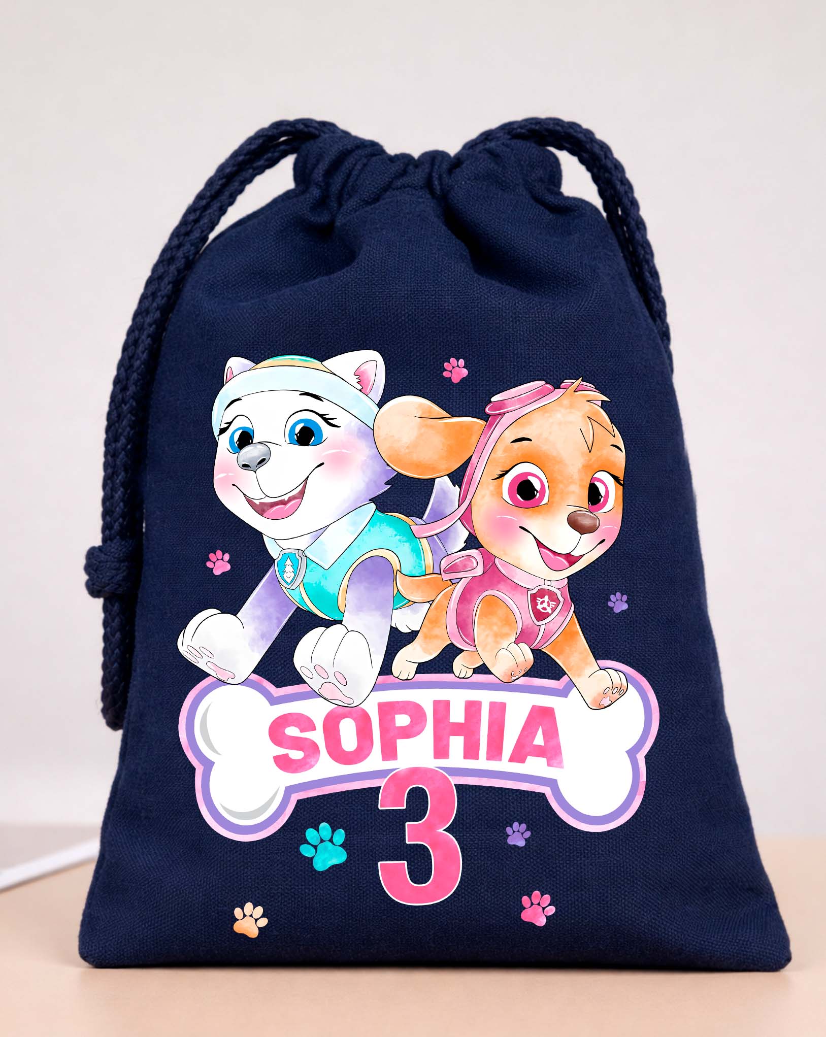 Skye Everest Party Bags Custom Name
