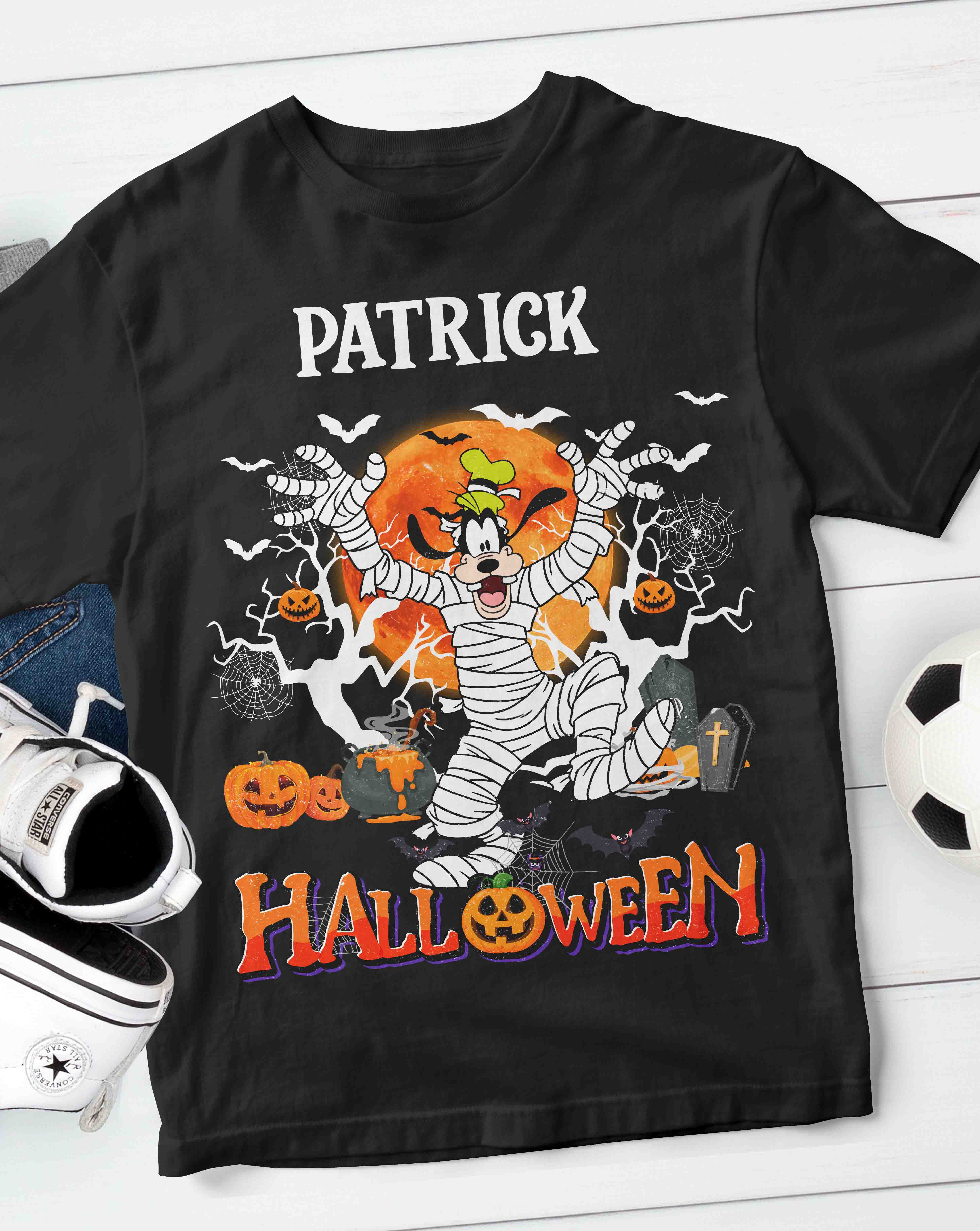 Halloween Disney T-Shirt with Custom Name