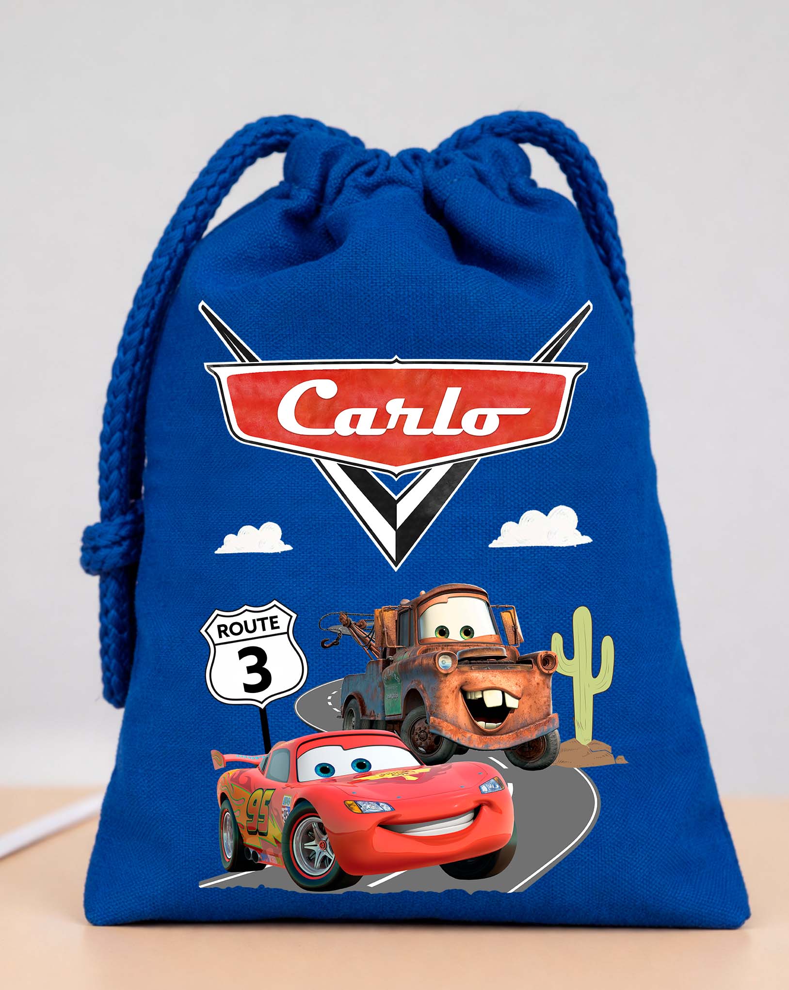 Cars Movie Party Bags Custom Name 