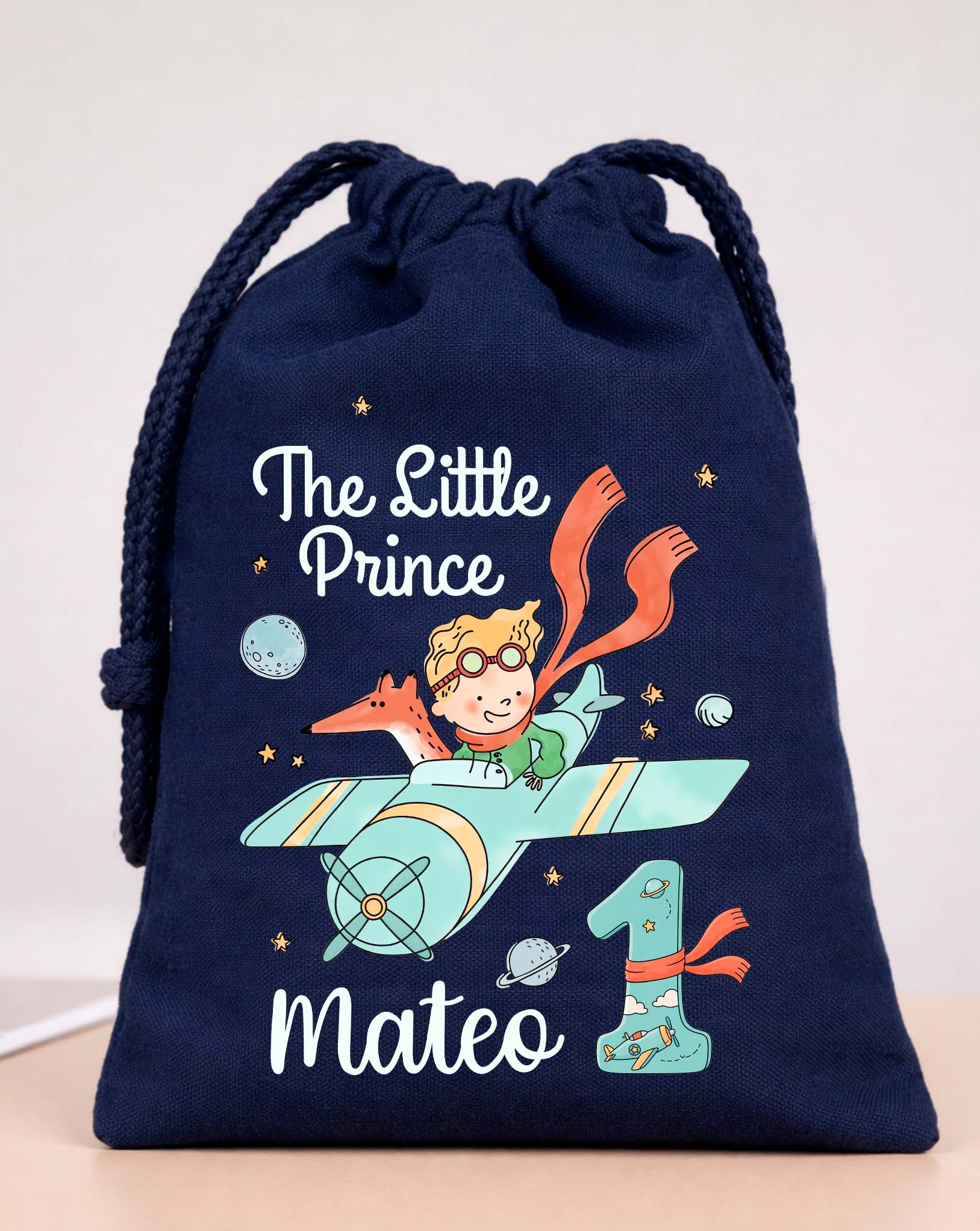 The Little Prince Birthday Party Bags Custom Name