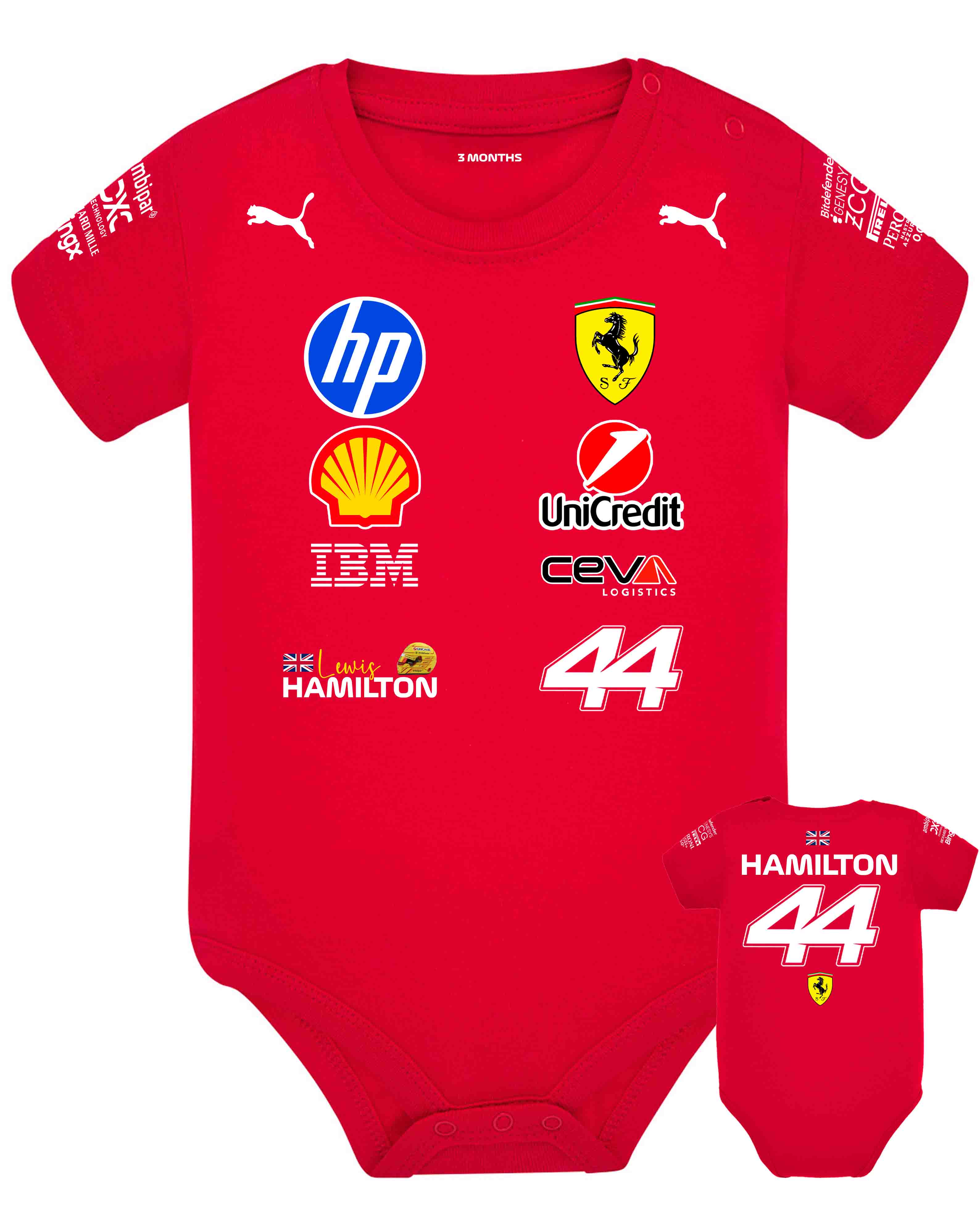 Lewis Hamilton Ferrari 2026 Bodysuit