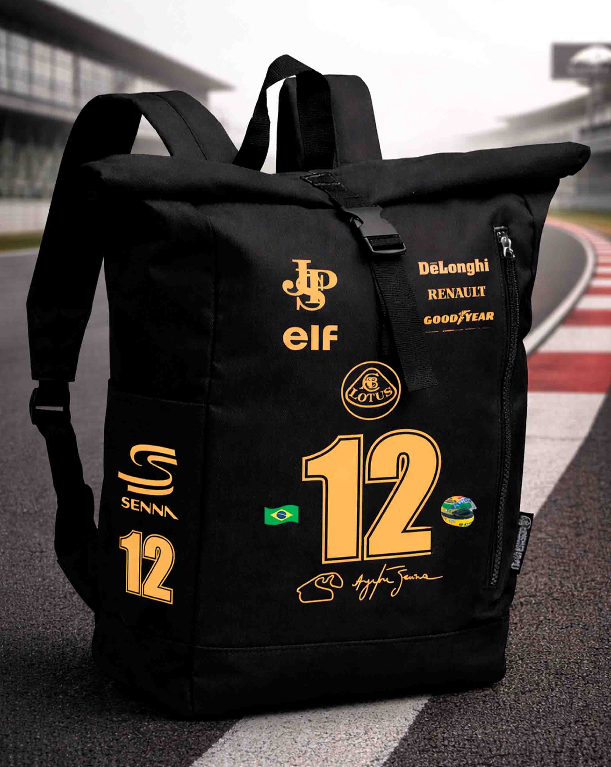 Ayrton Senna 12 Backpack Special Design