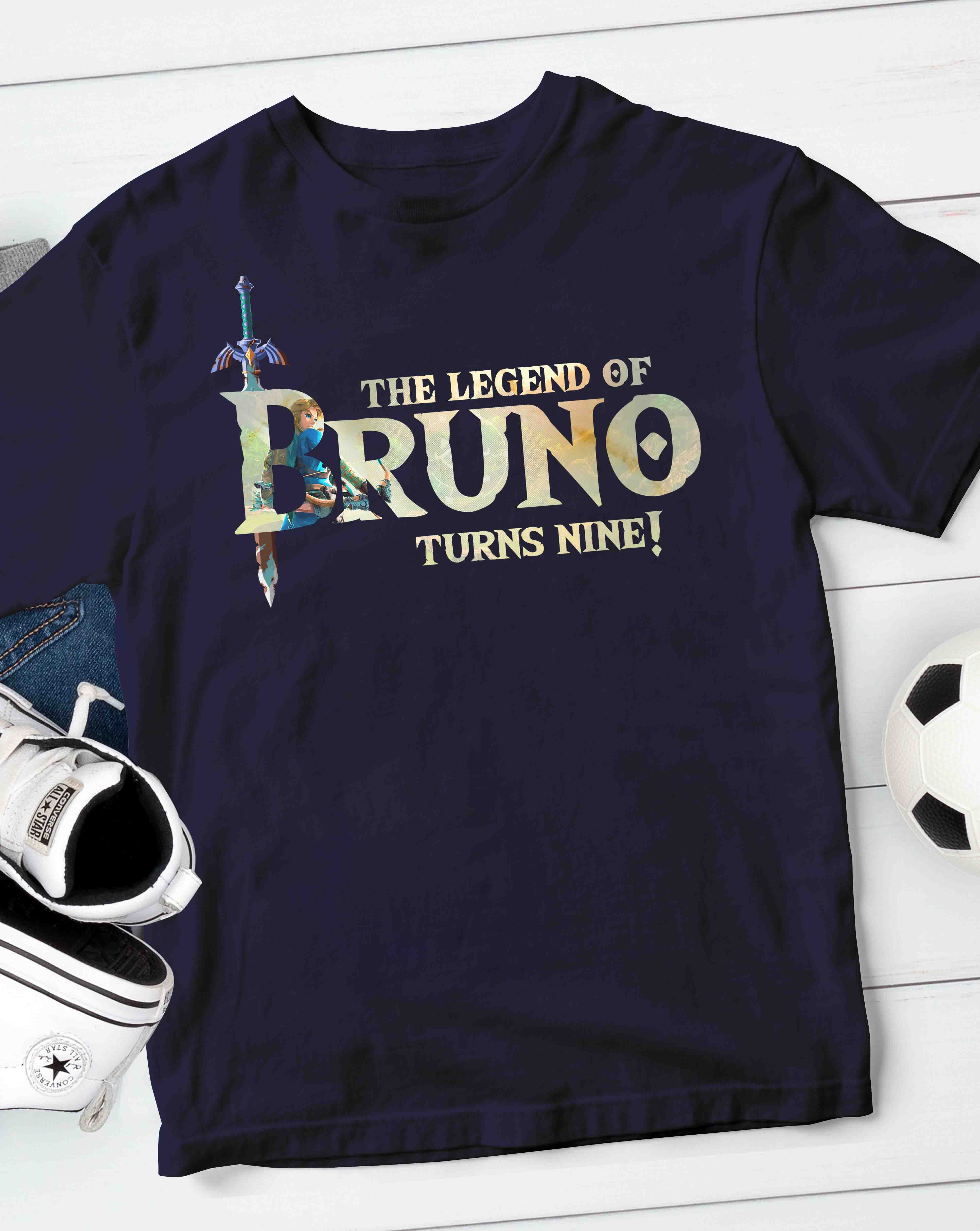 Zelda Birthday T-Shirt Custom Name