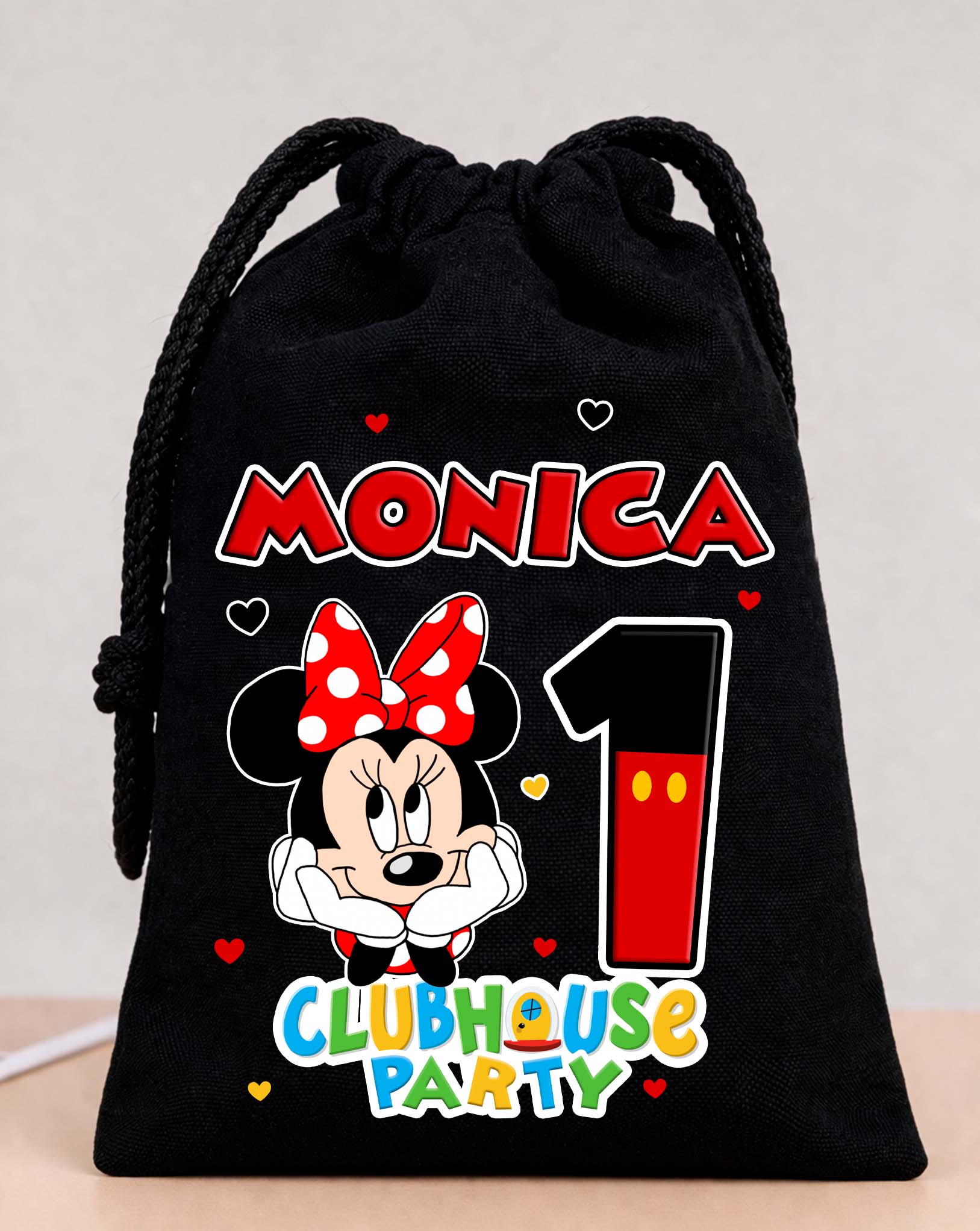 Minnie Mouse Party Bags Custom Name