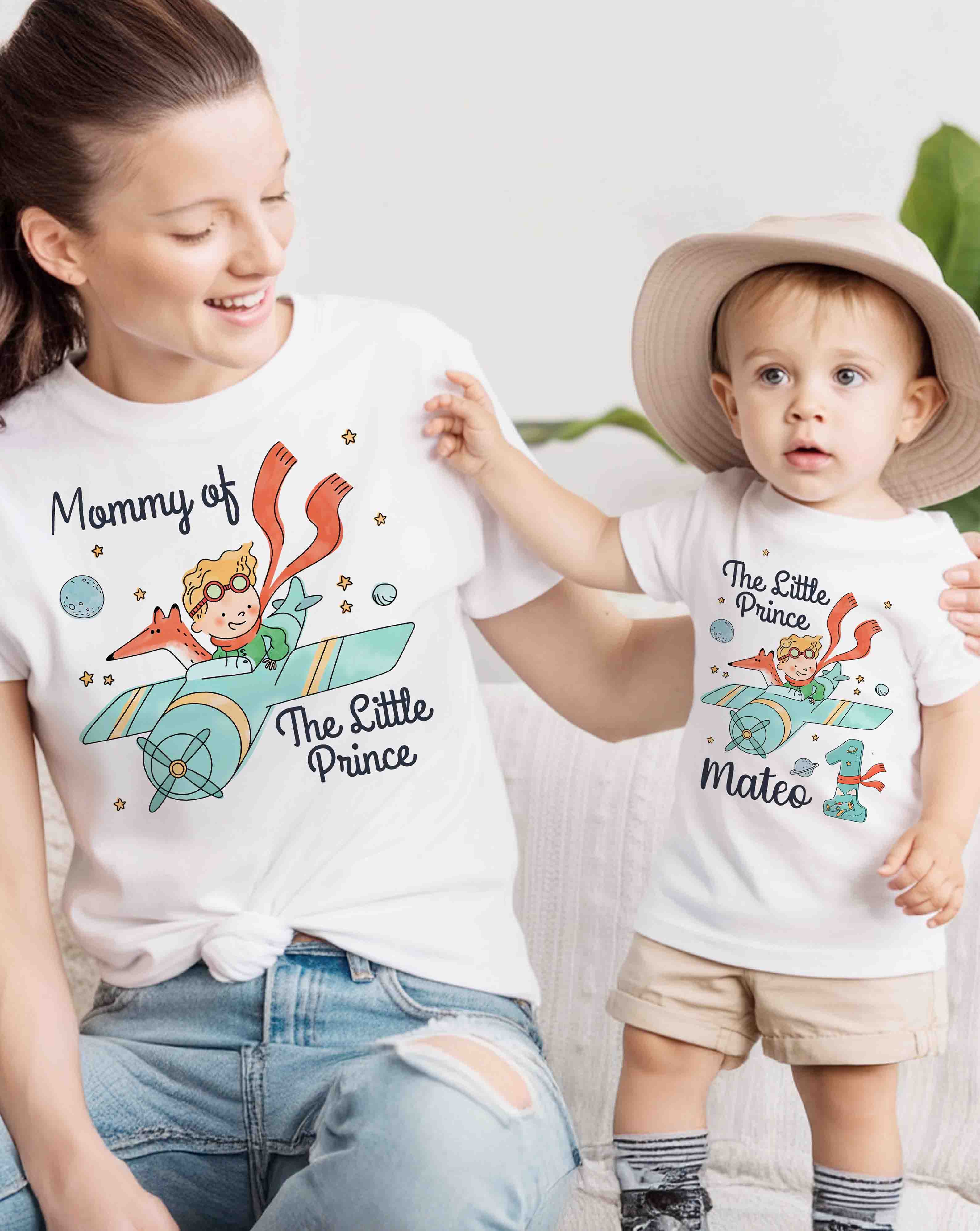 The Little Prince Birthday T-Shirt with Custom Name