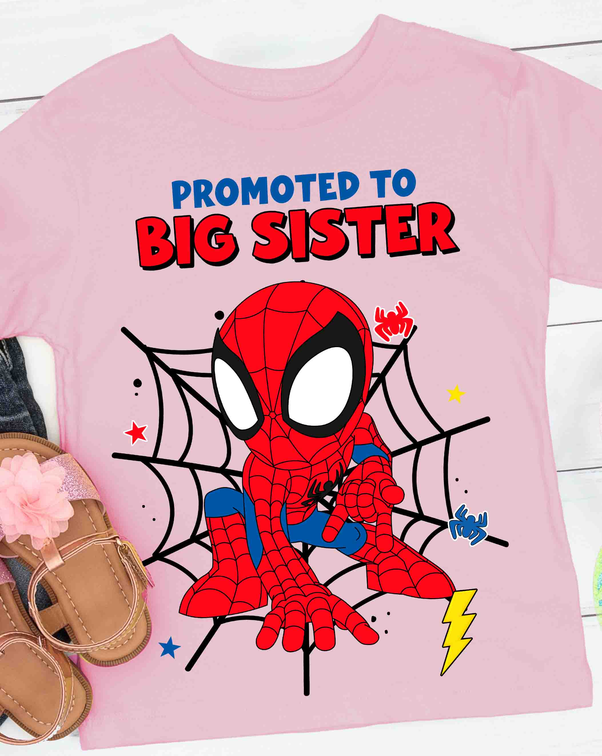 Spiderman Promoted to Big Brother Matching Outfit