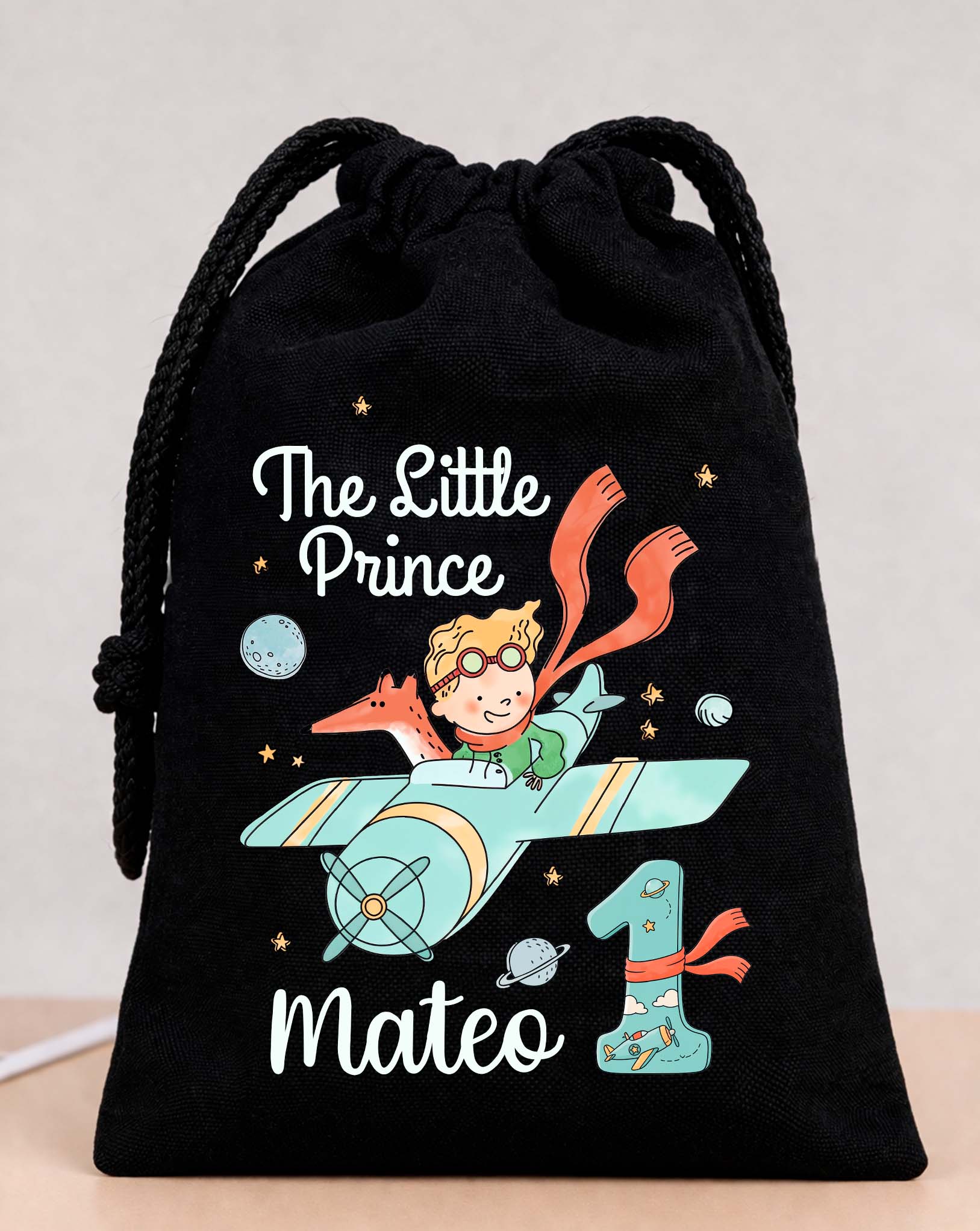 The Little Prince Birthday Party Bags Custom Name