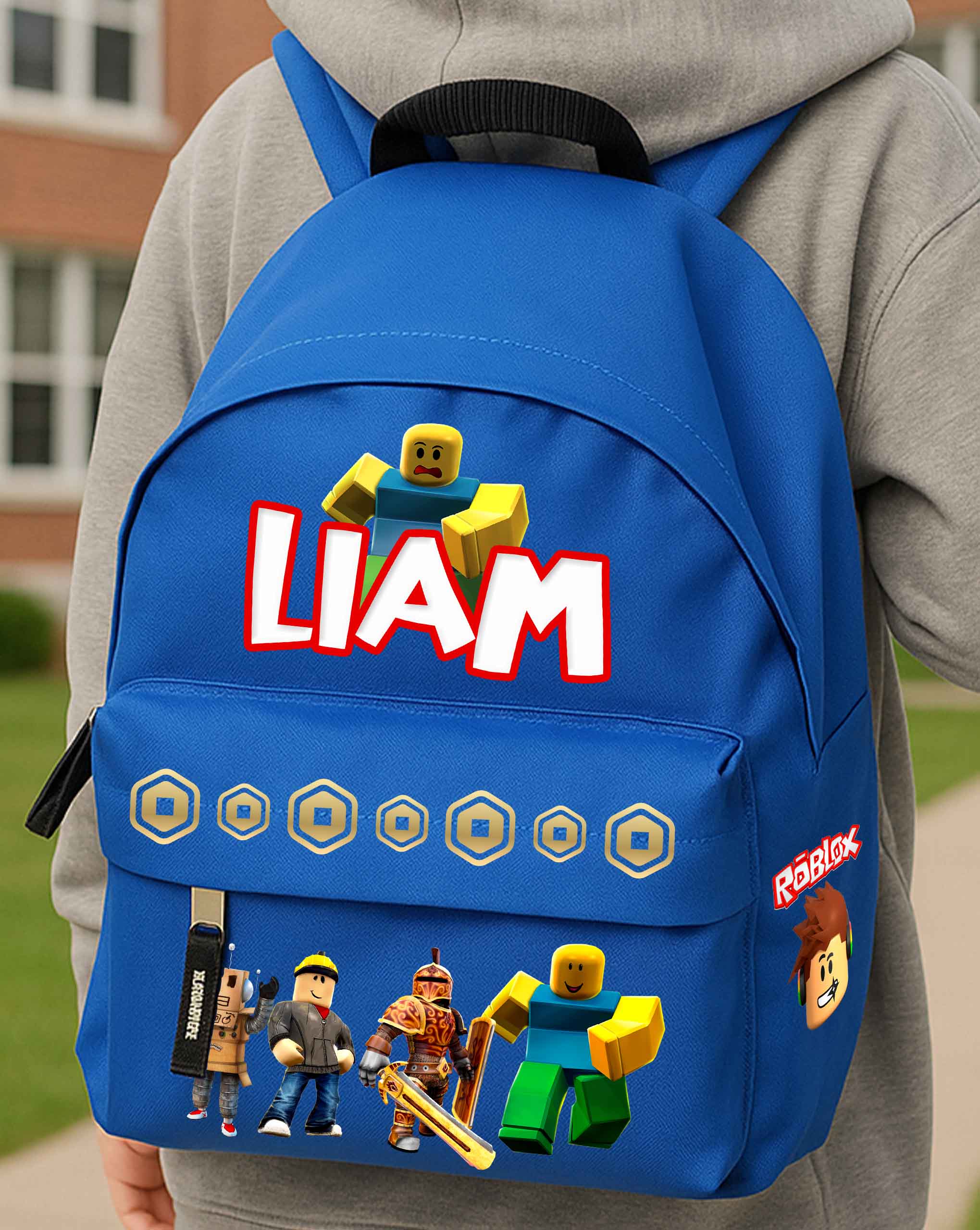 Roblox Kindergarten Backpack with Name