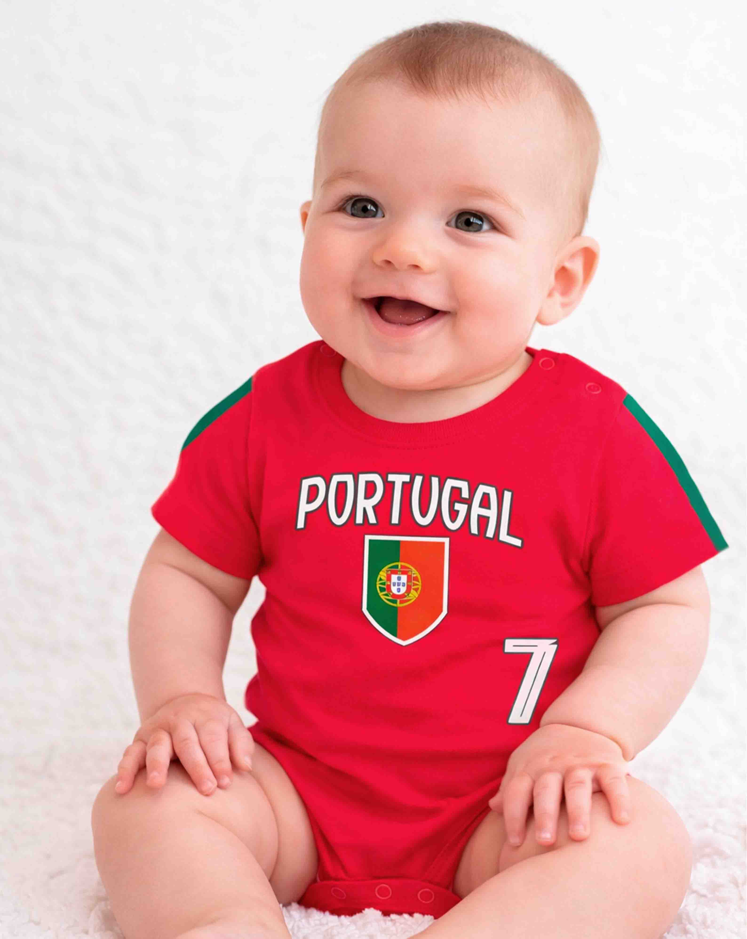 Portugal Custom Bodysuit for Baby