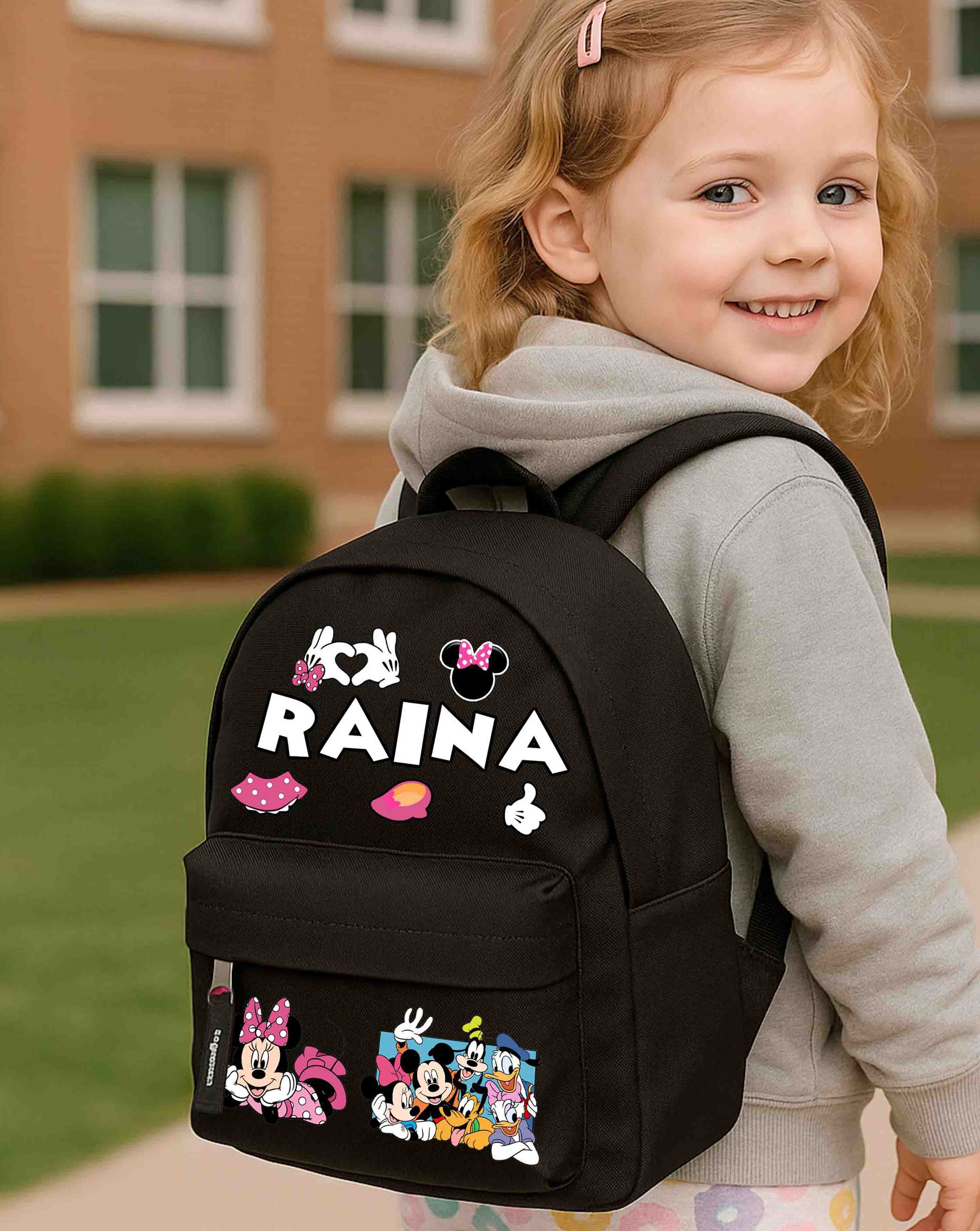 Minnie Kindergarten Backpack with Name
