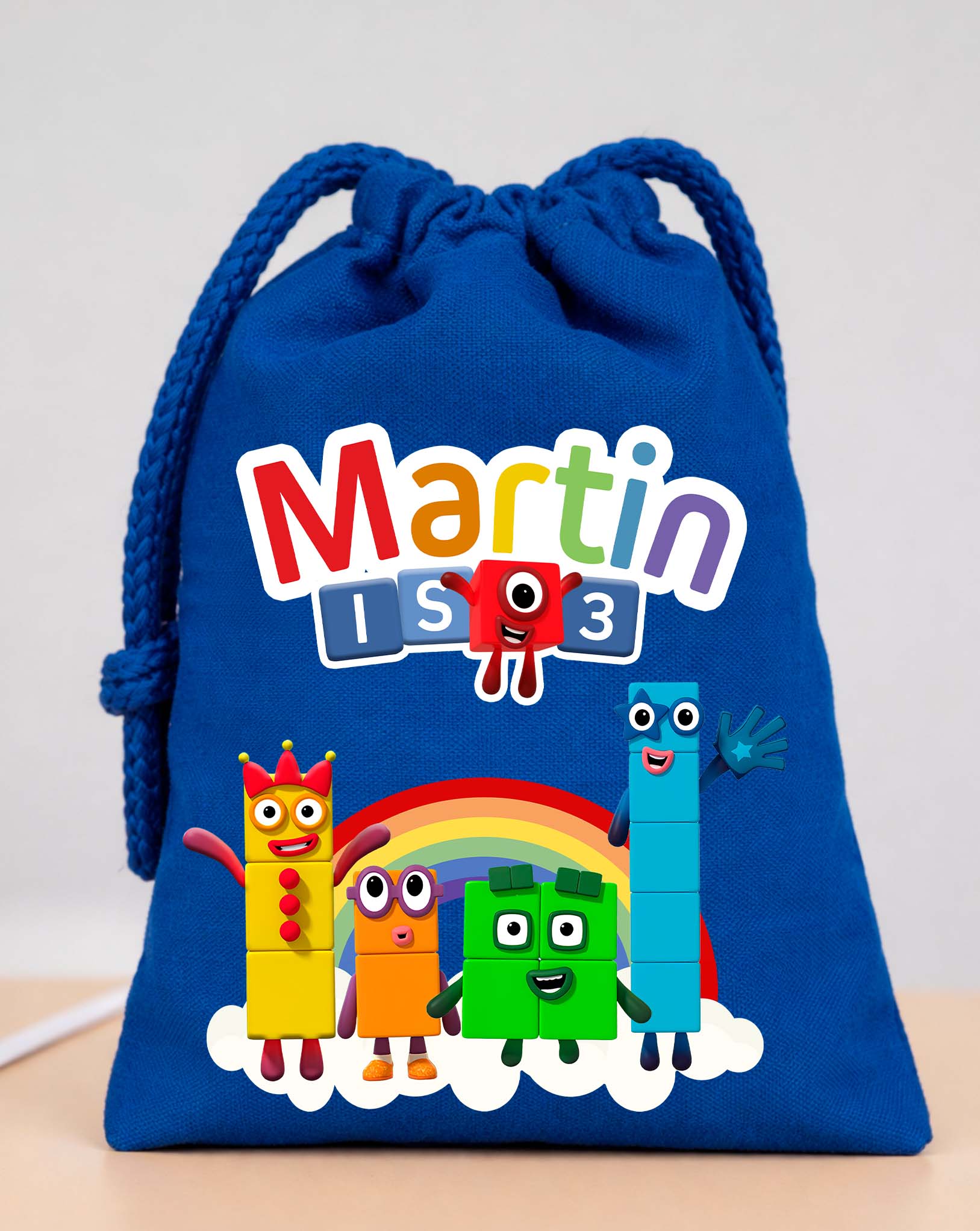 Numberblocks Party Bags Custom Name