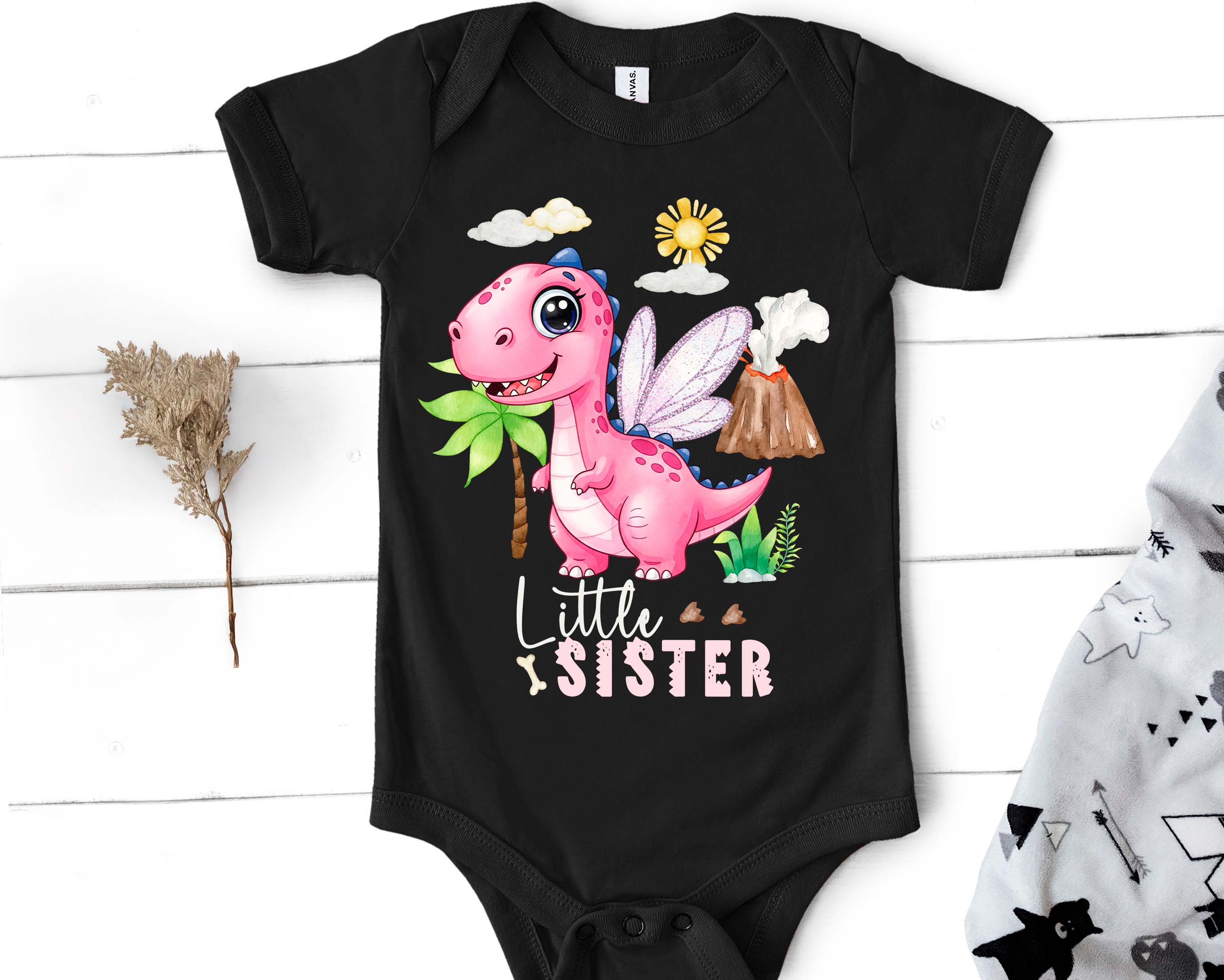 Dinosaur Big Brother / Little Sister, Matching Outfit