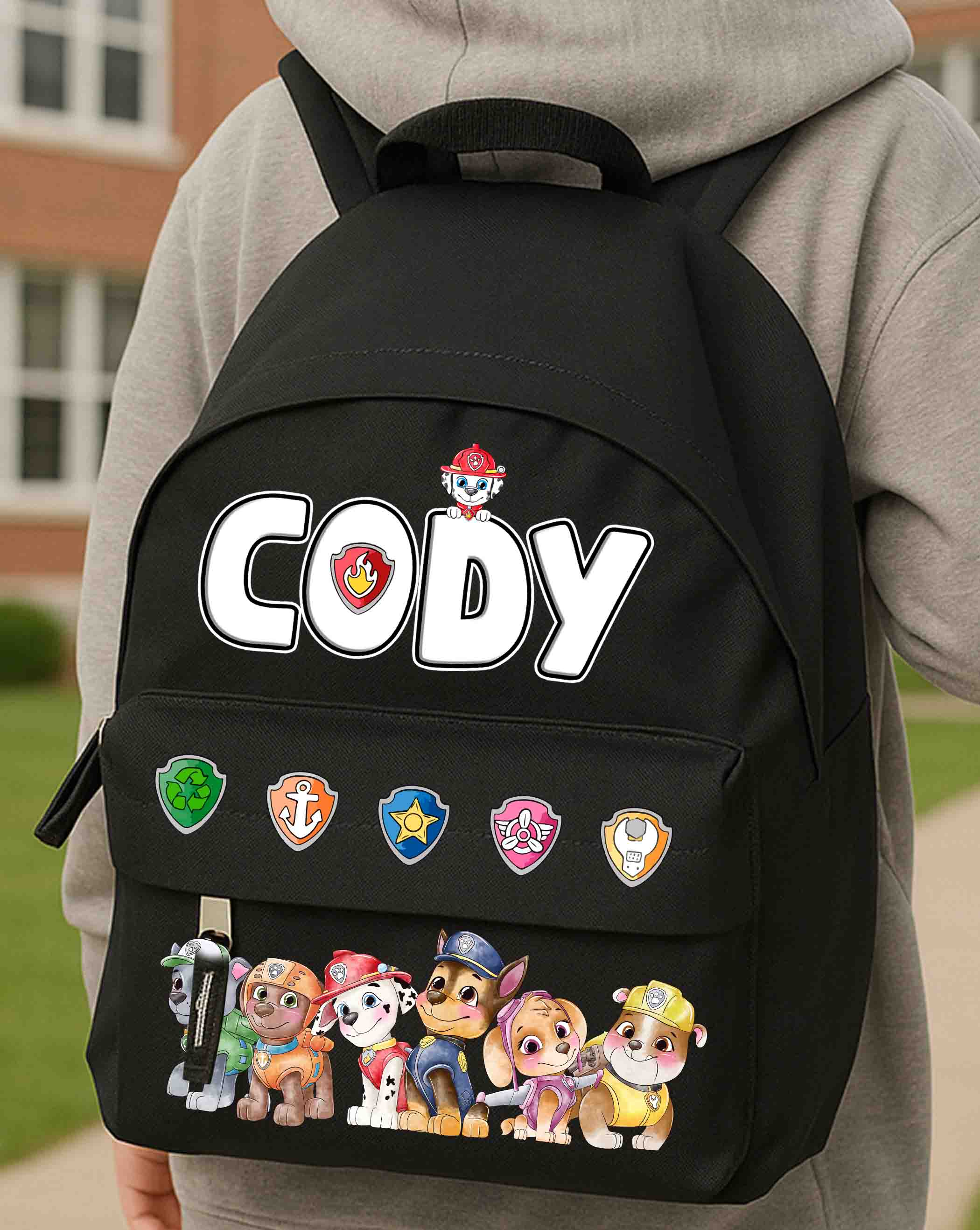 Marshall Paw Patrol Kindergarten Backpack with Name