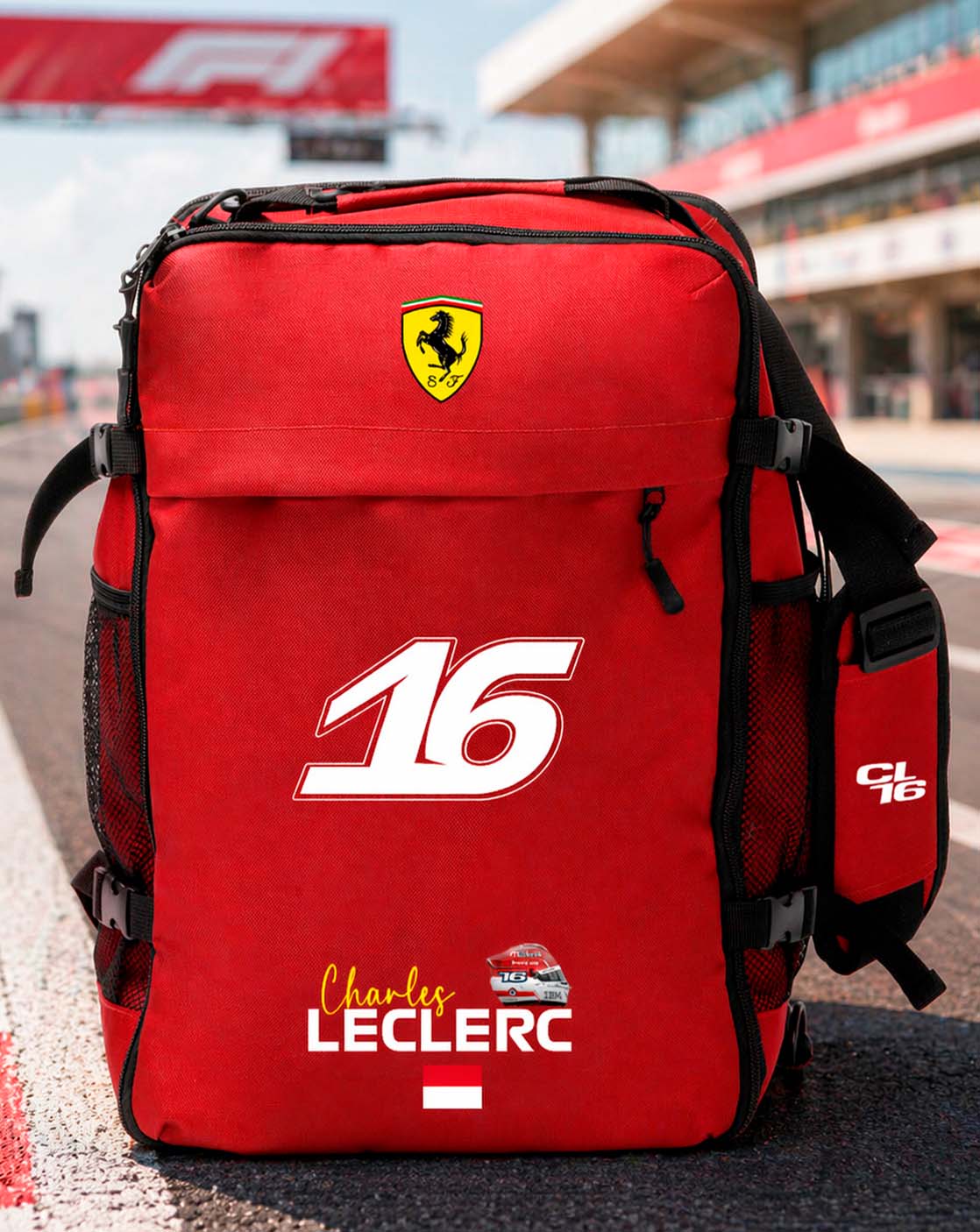 Charles Leclerc 16 Backpack Special Design Ferrari 2026