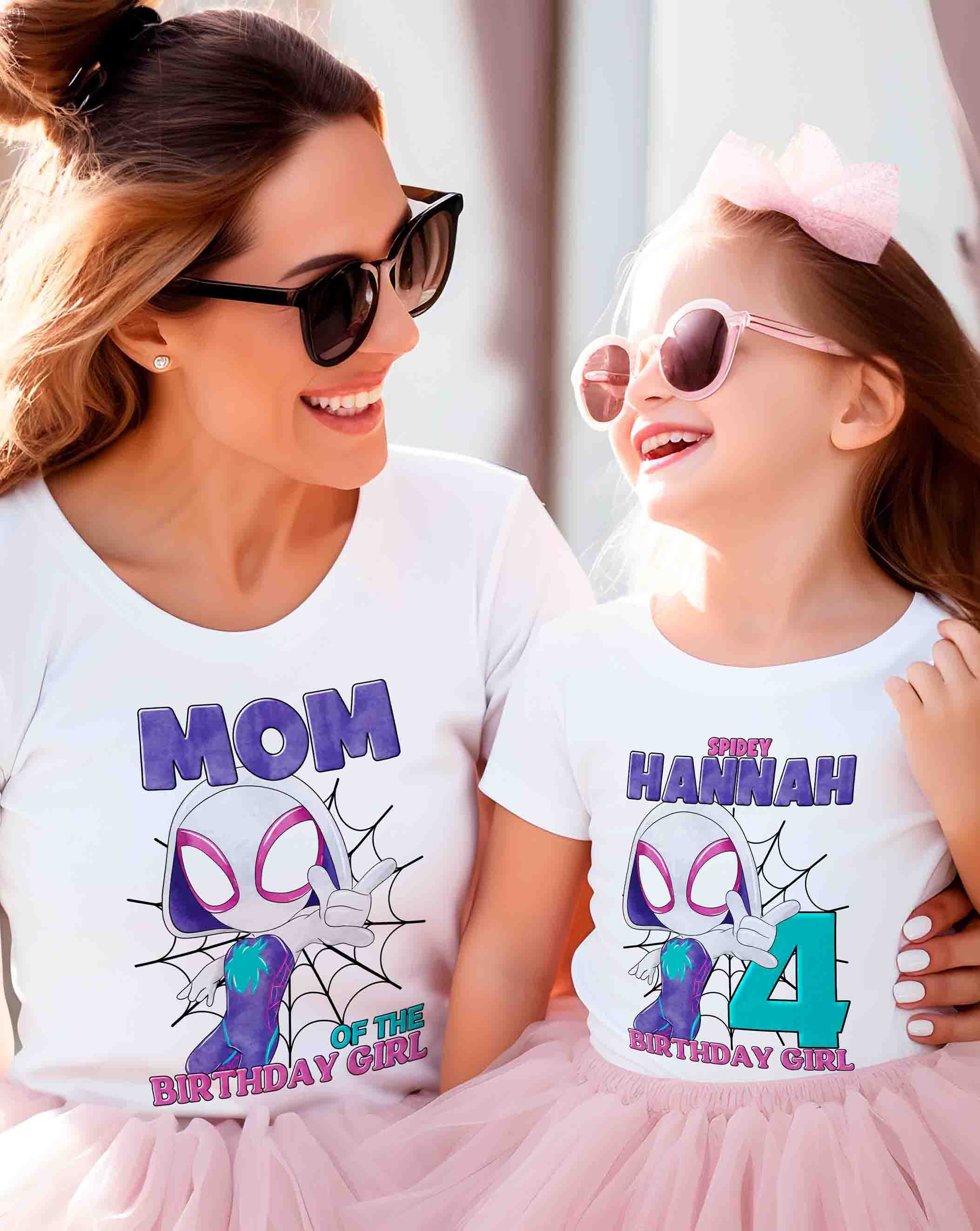 Ghost Gwen Birthday T-Shirt Custom Name