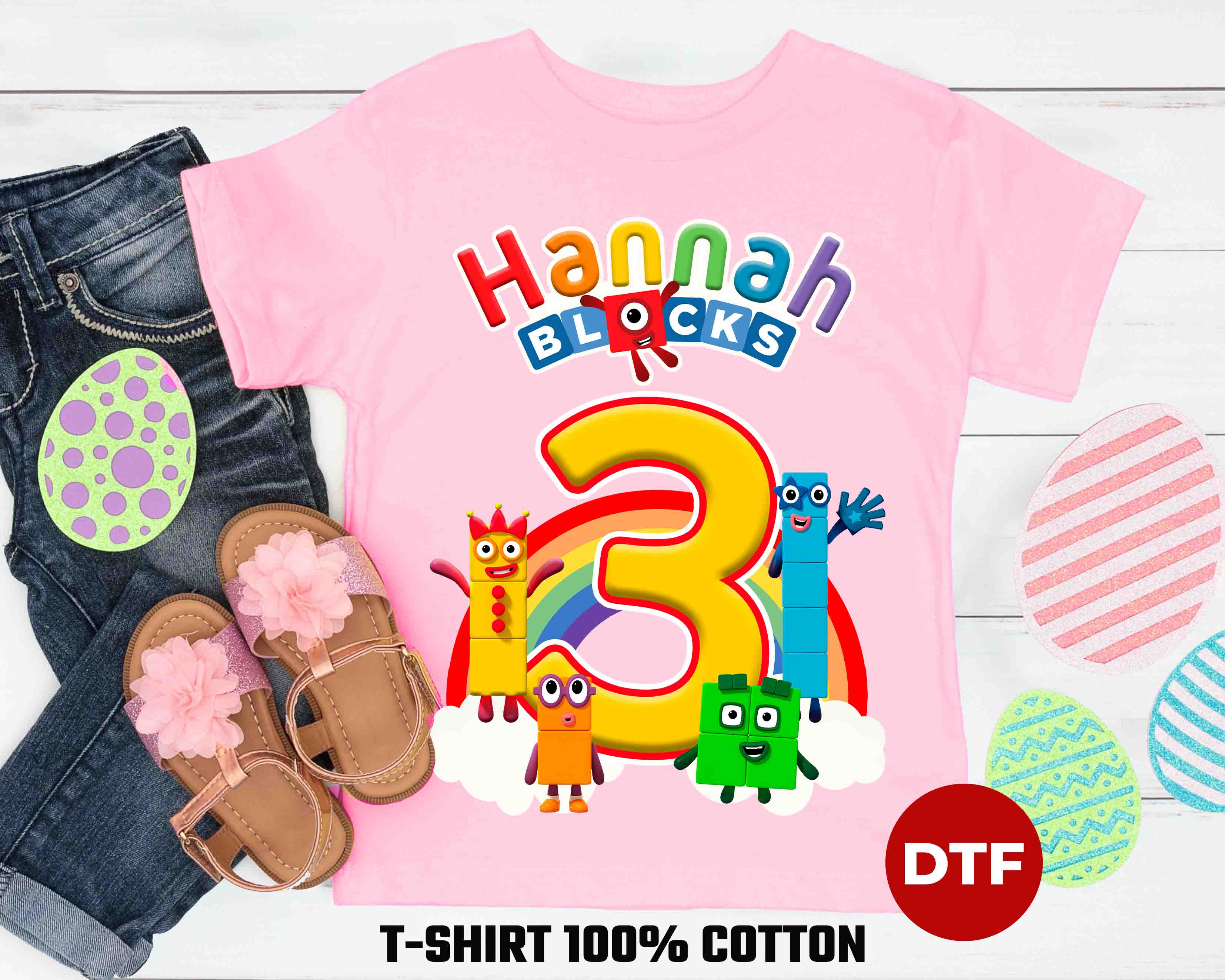 Numberblocks Birthday Shirt