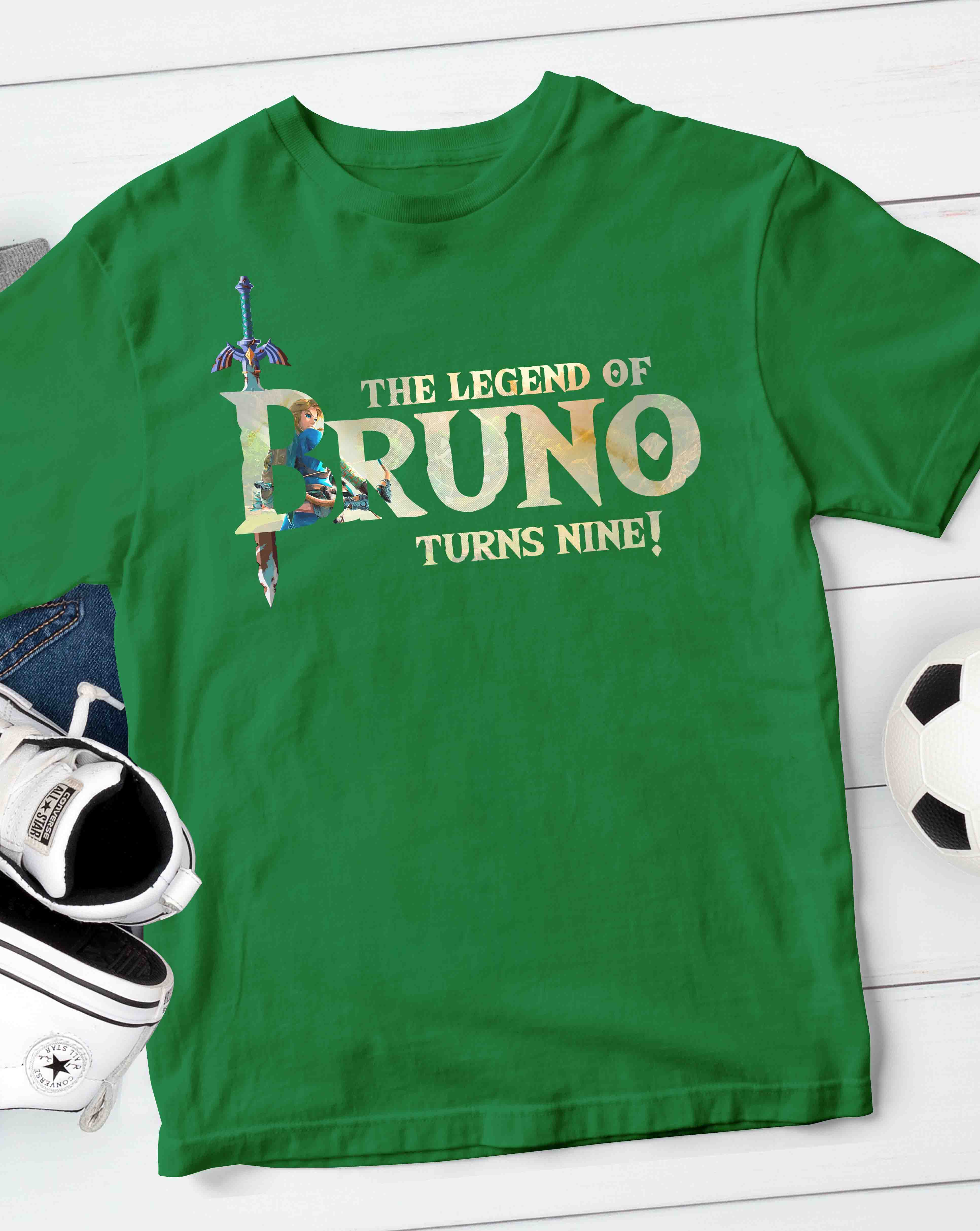 Zelda Birthday T-Shirt Custom Name