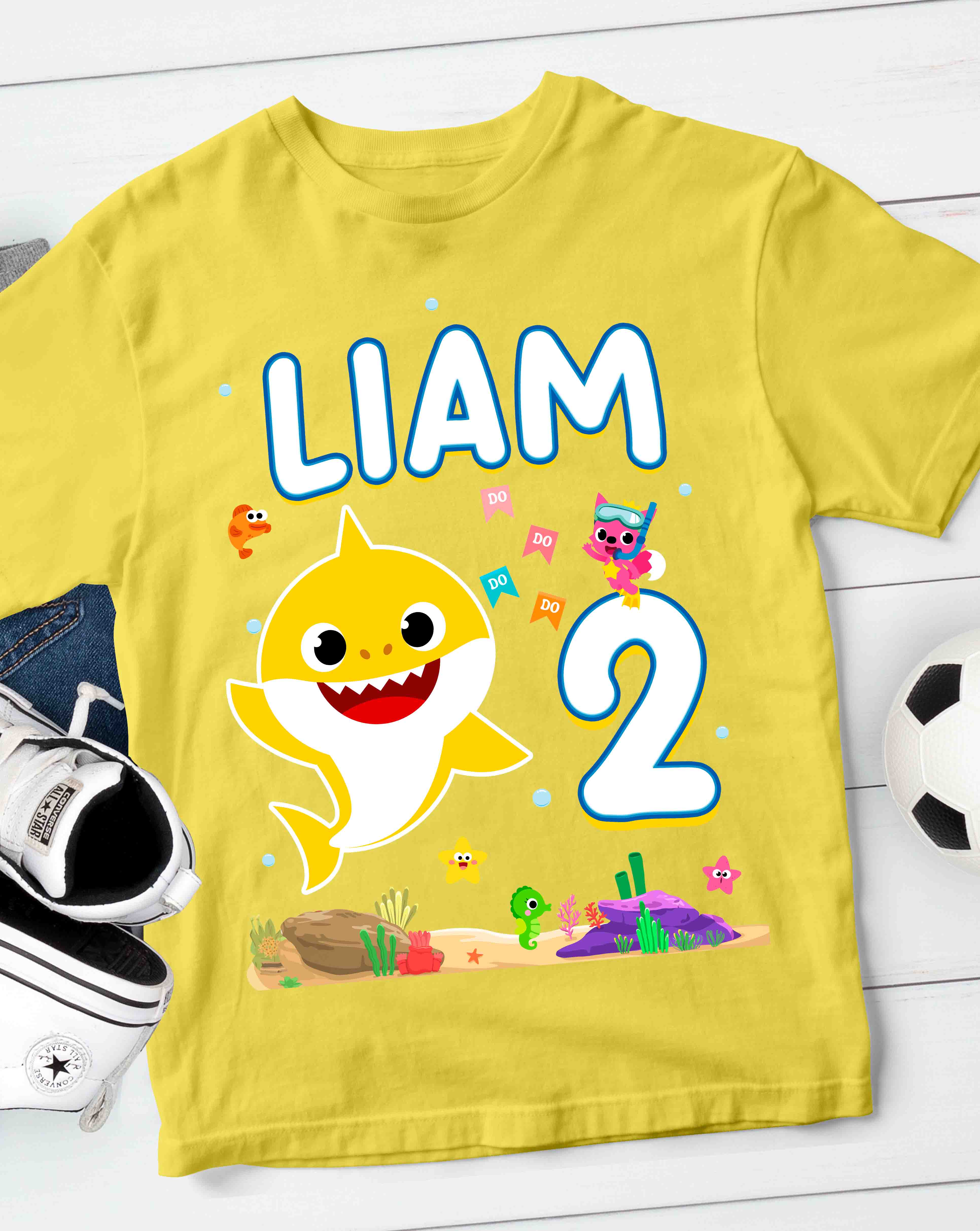 Baby Shark Shirt Custom Name