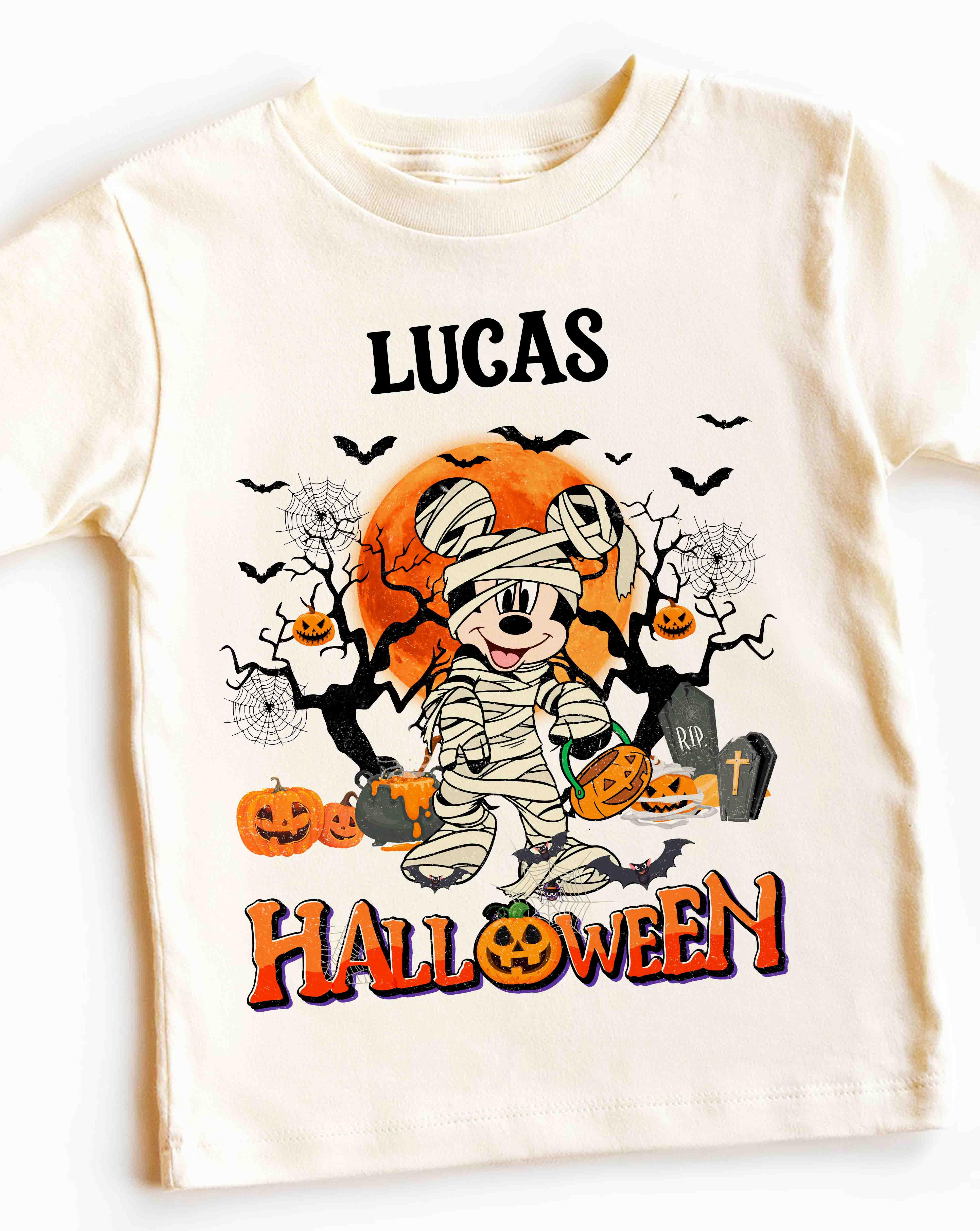 Halloween Disney T-Shirt with Custom Name