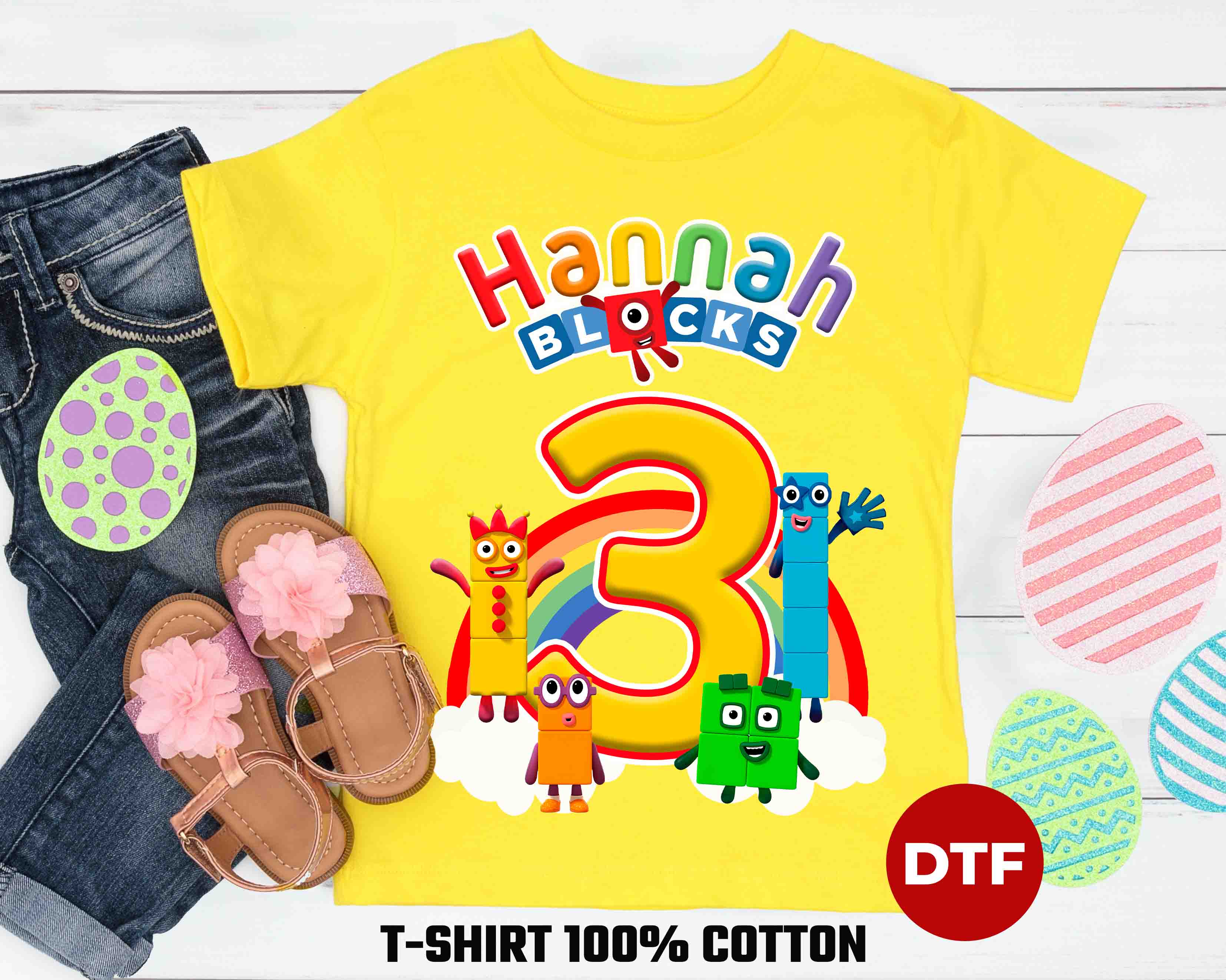 Numberblocks Birthday Shirt