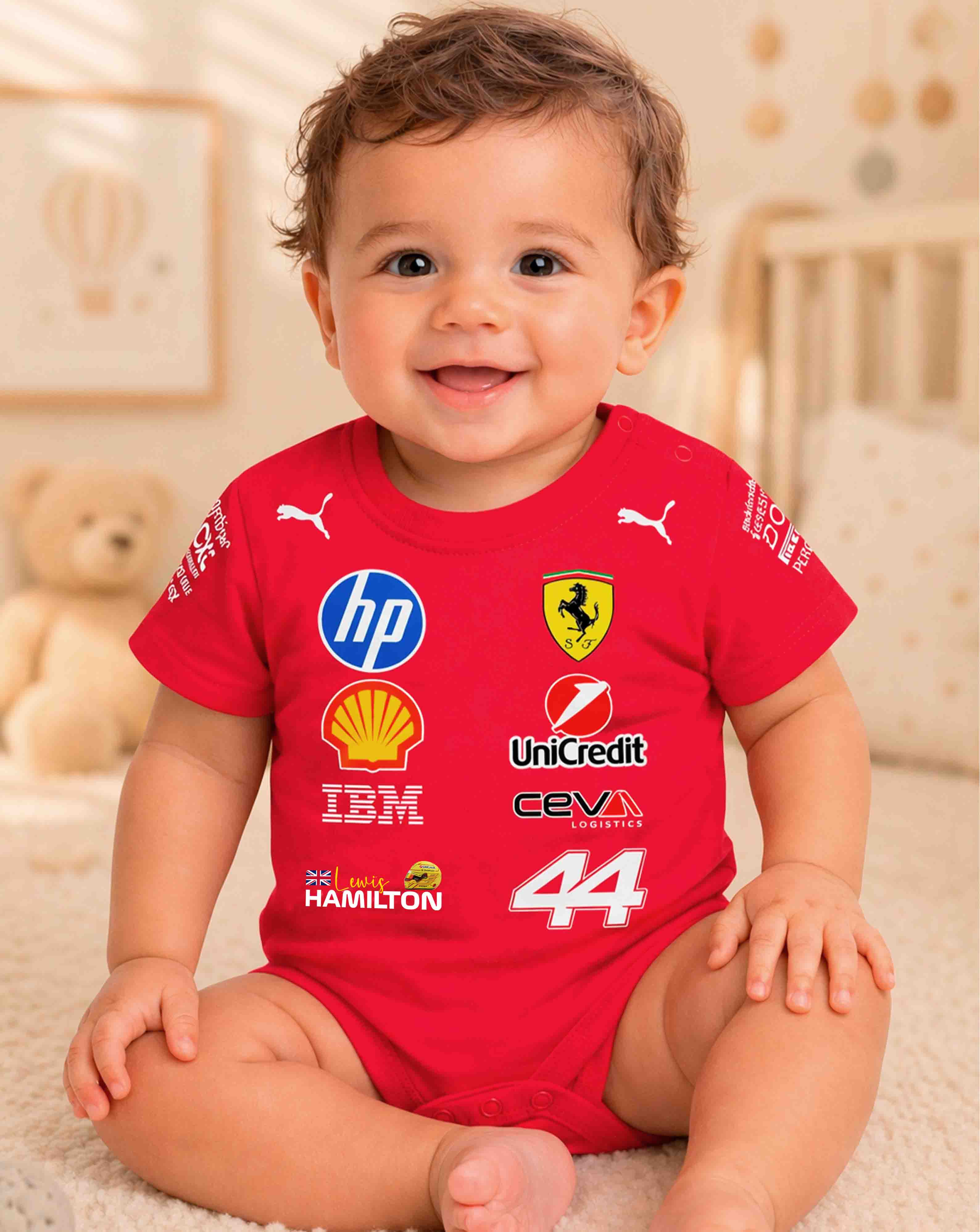 Lewis Hamilton Ferrari 2026 Bodysuit