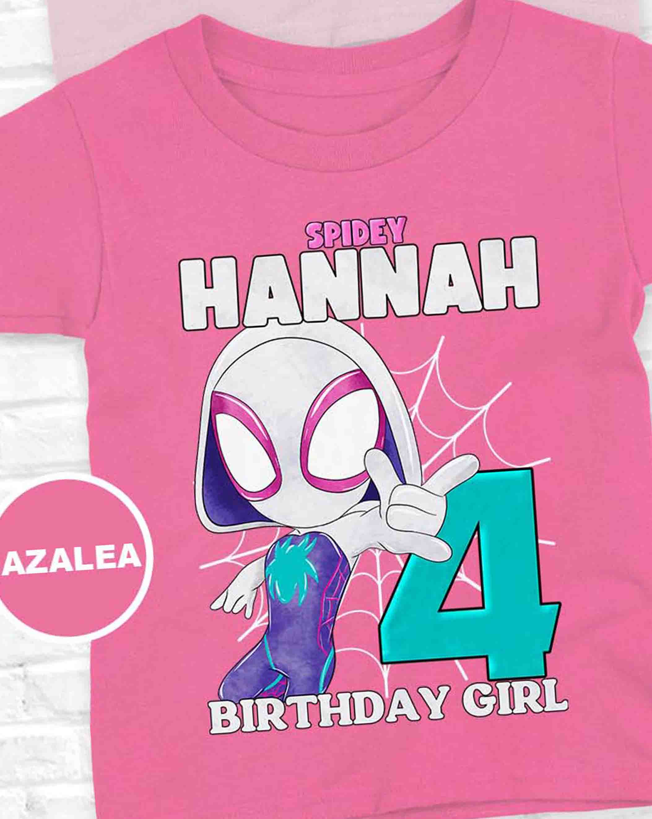 Ghost Gwen Birthday T-Shirt Custom Name