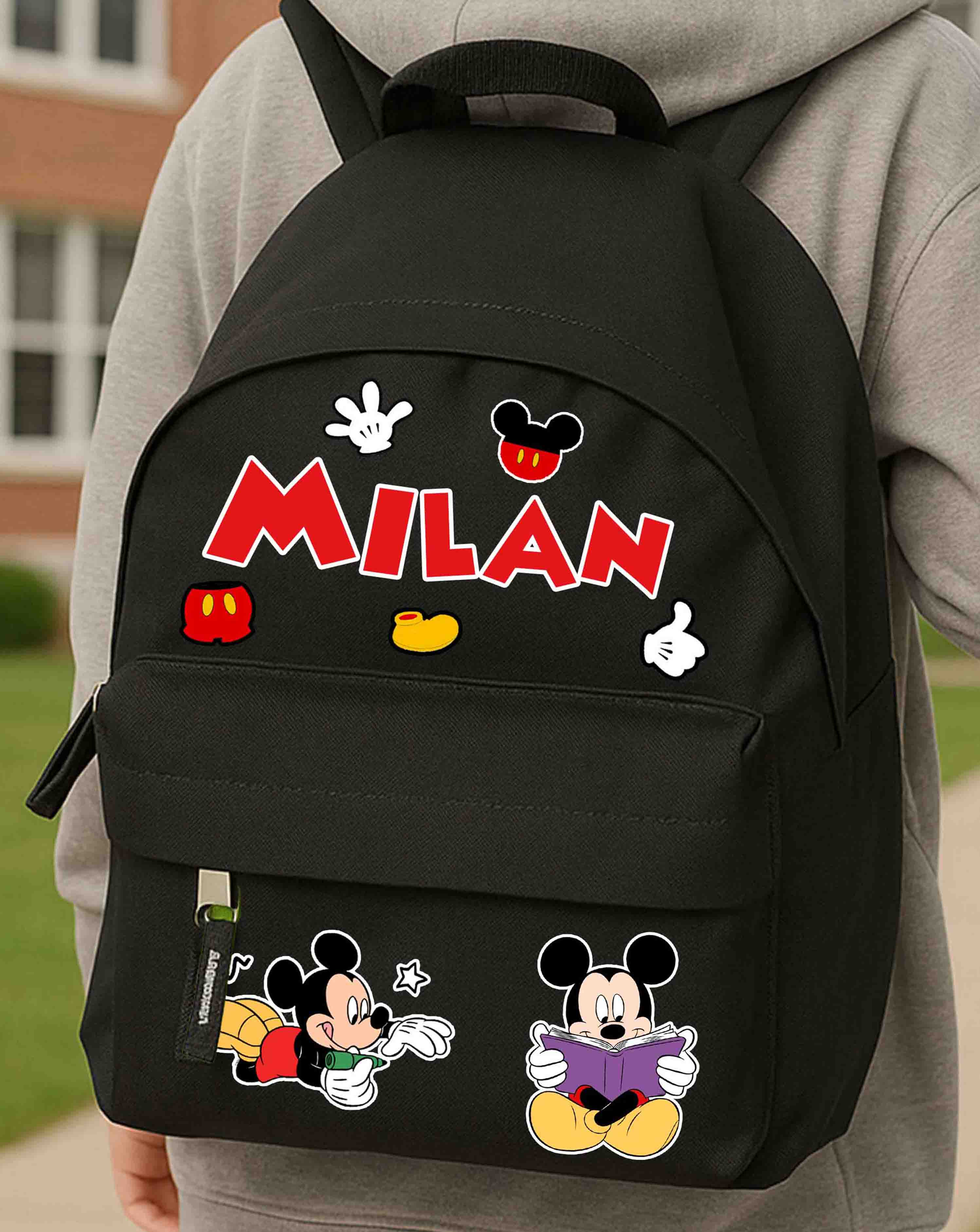 Mickey Kindergarten Backpack with Name  (copia)