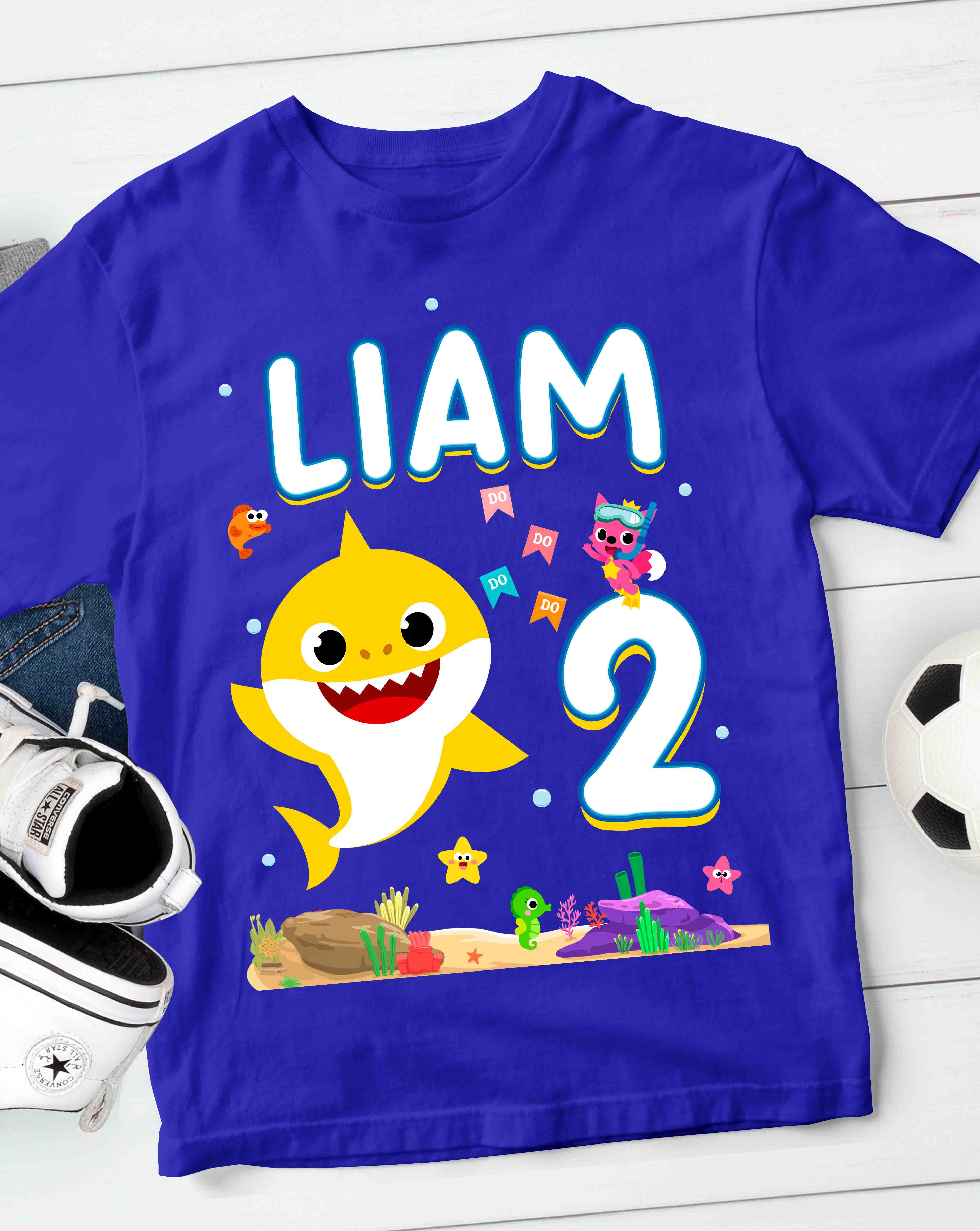 Baby Shark Shirt Custom Name