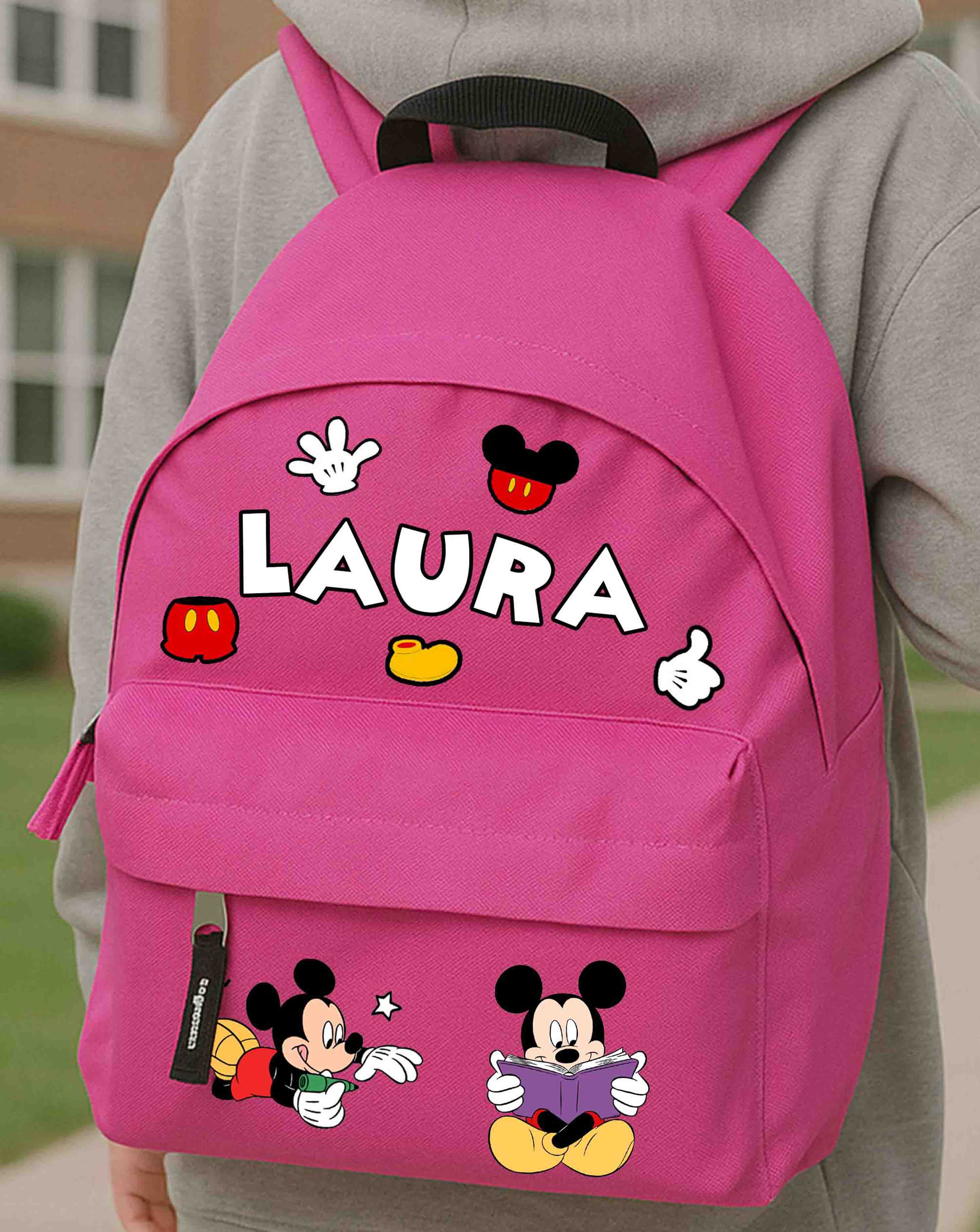 Mickey Kindergarten Backpack with Name  (copia)