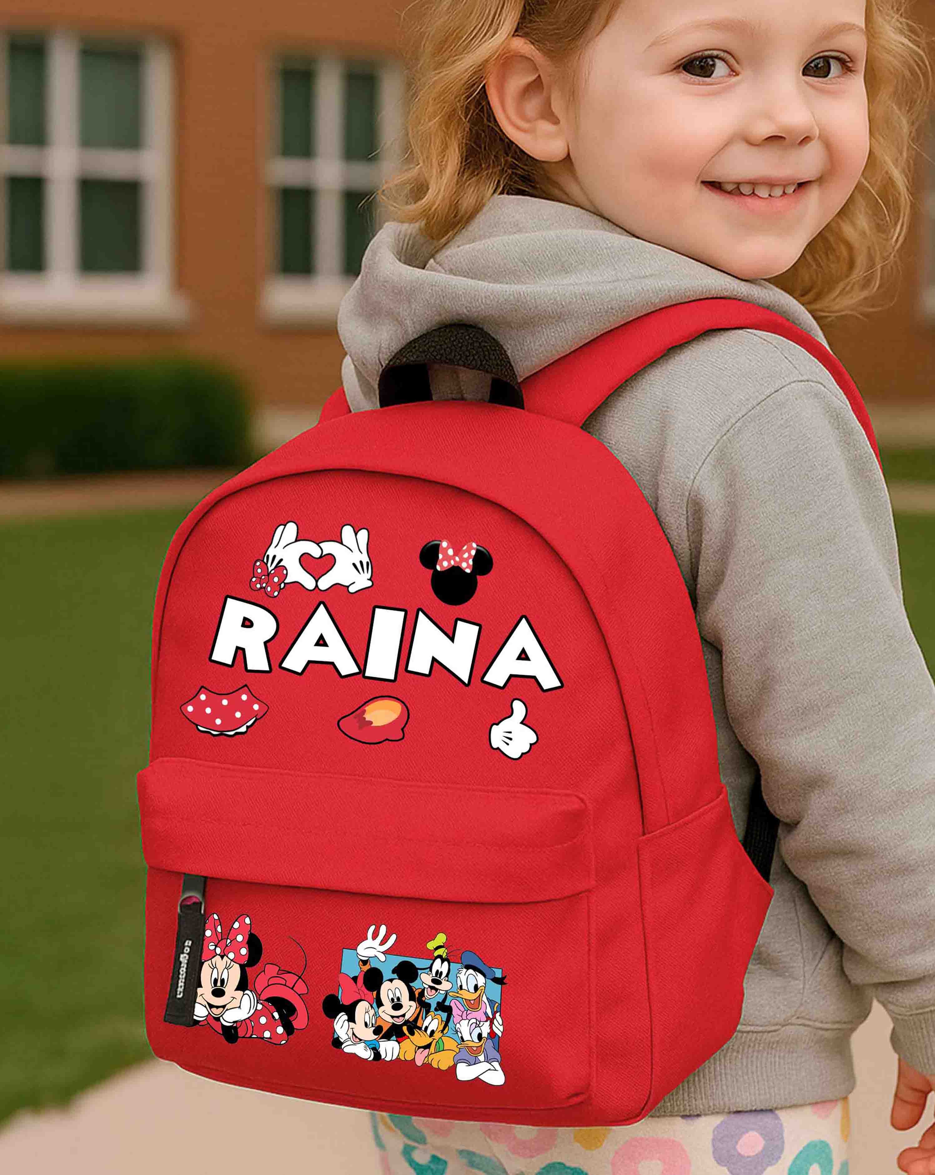 Minnie Kindergarten Backpack with Name