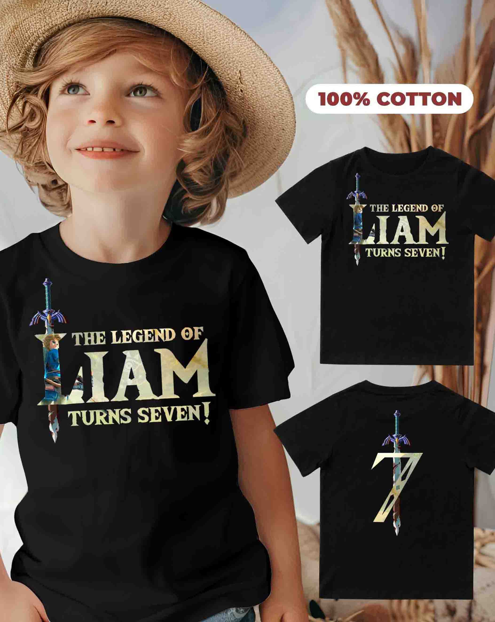 Zelda Birthday T-Shirt Custom Name