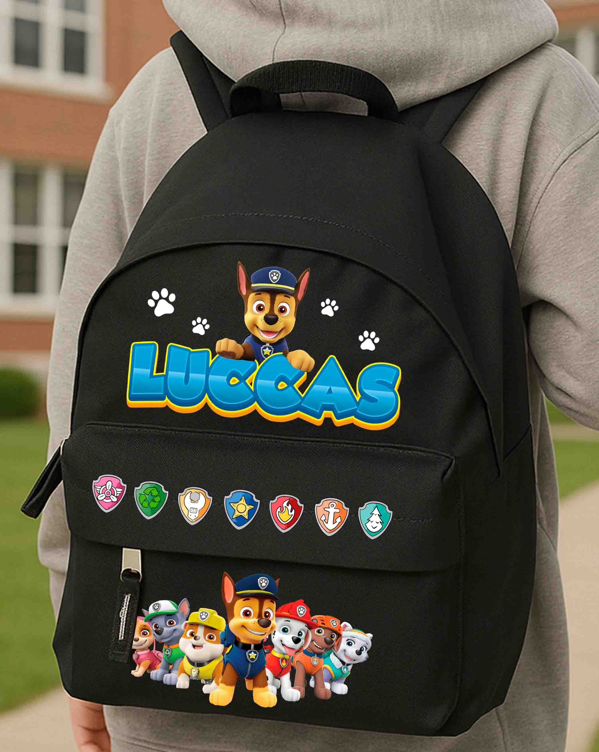 Paw Patrol Kindergarten Backpack with Name