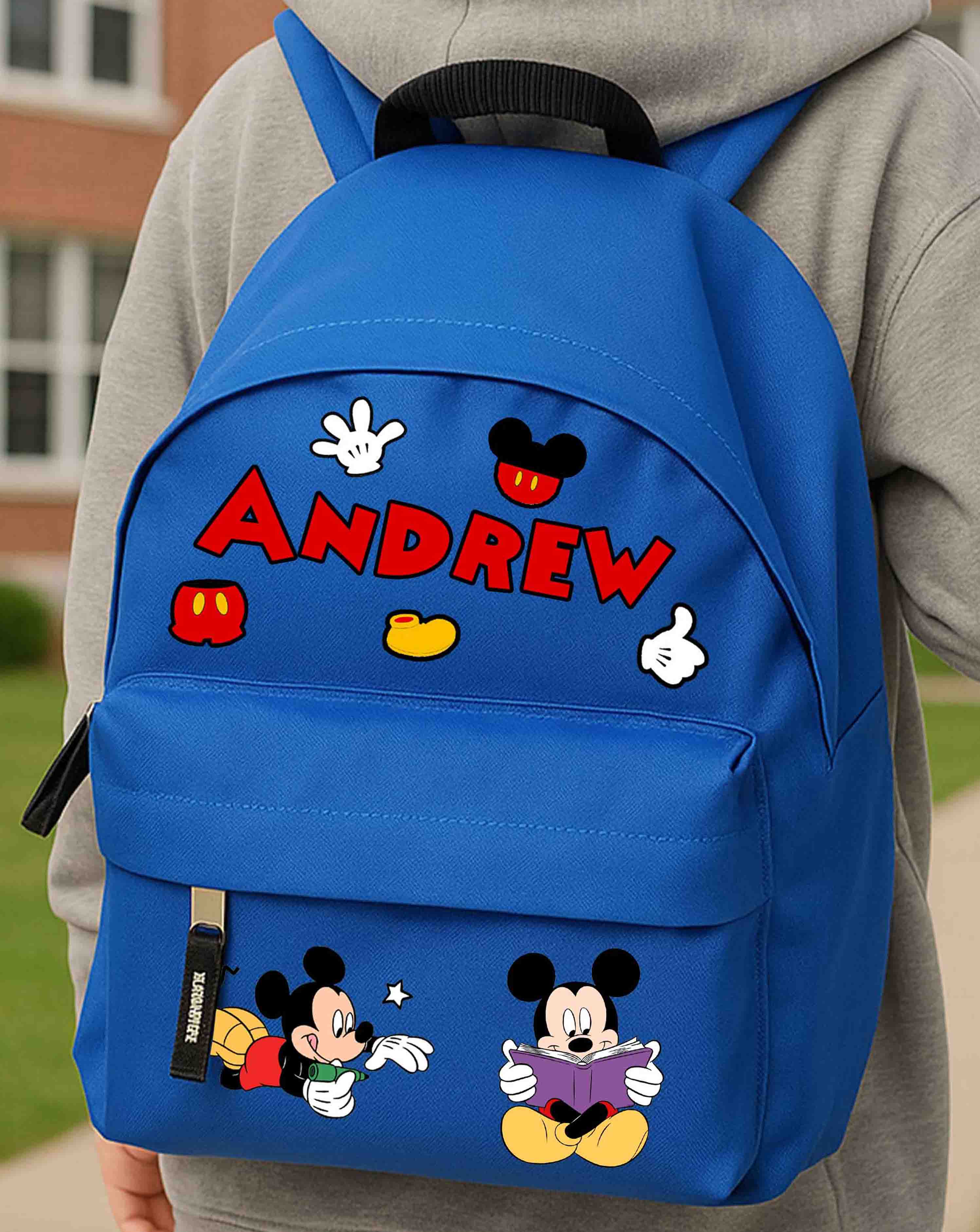 Mickey Kindergarten Backpack with Name  (copia)