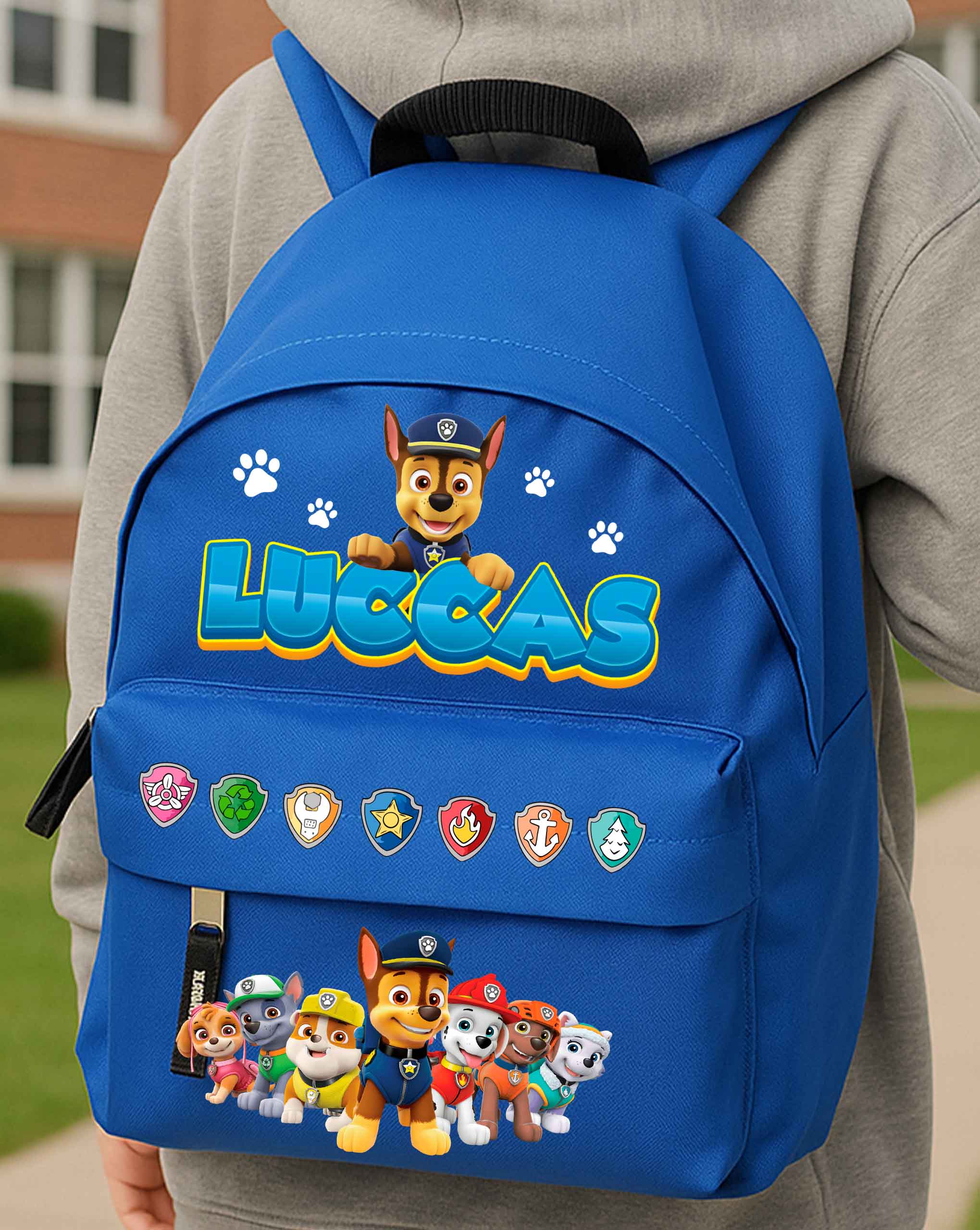 Paw Patrol Kindergarten Backpack with Name