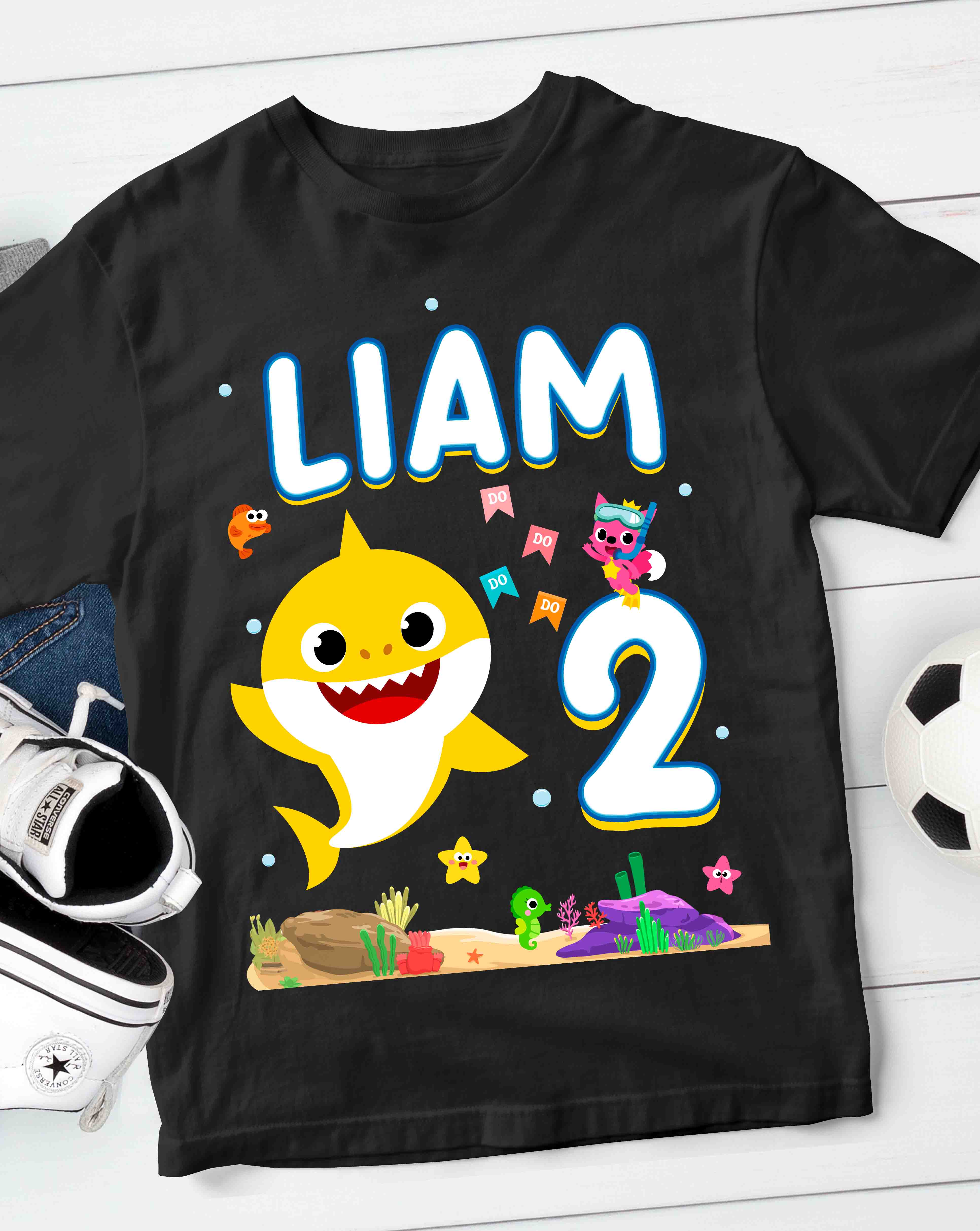 Baby Shark Shirt Custom Name
