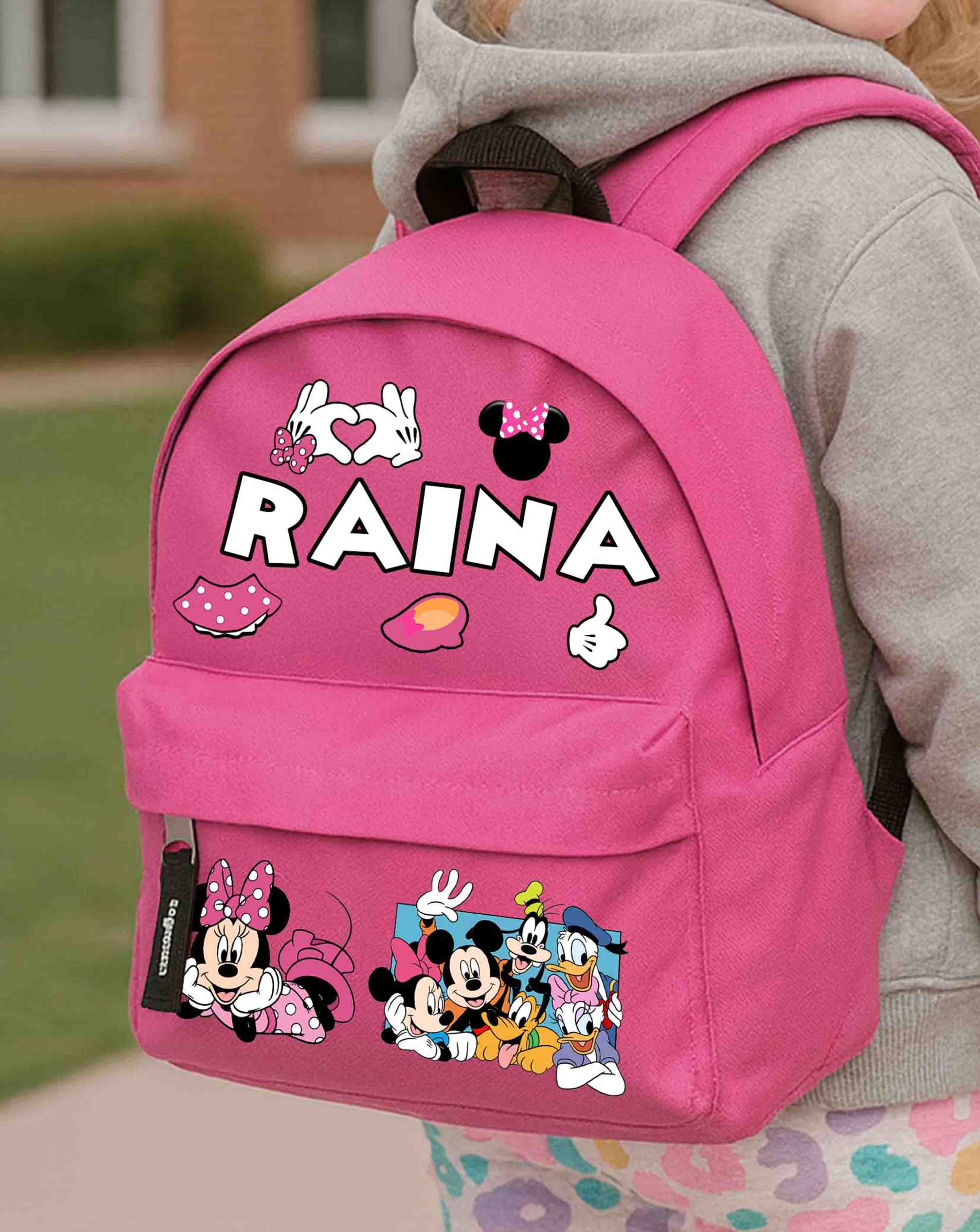 Minnie Kindergarten Backpack with Name