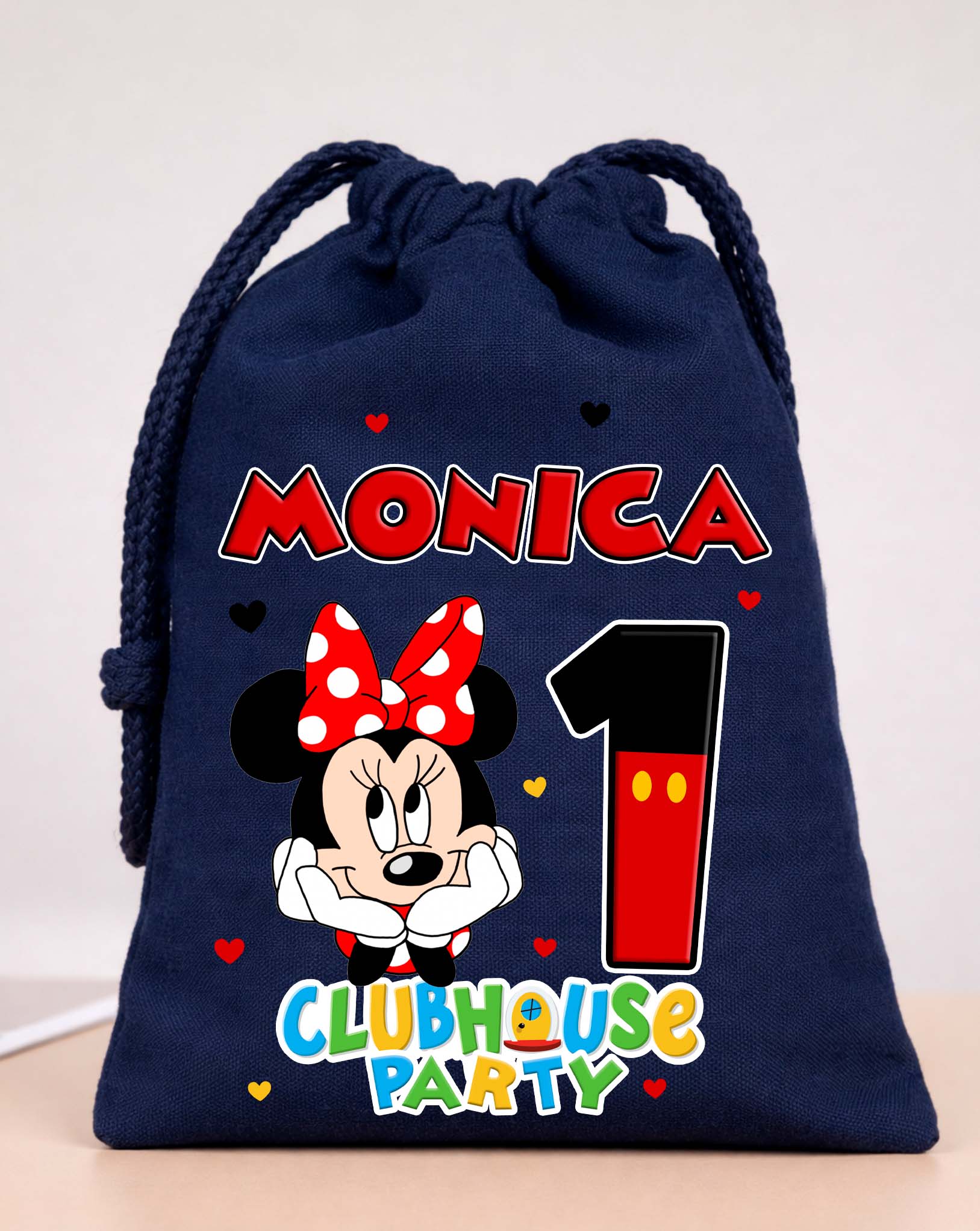 Minnie Mouse Party Bags Custom Name
