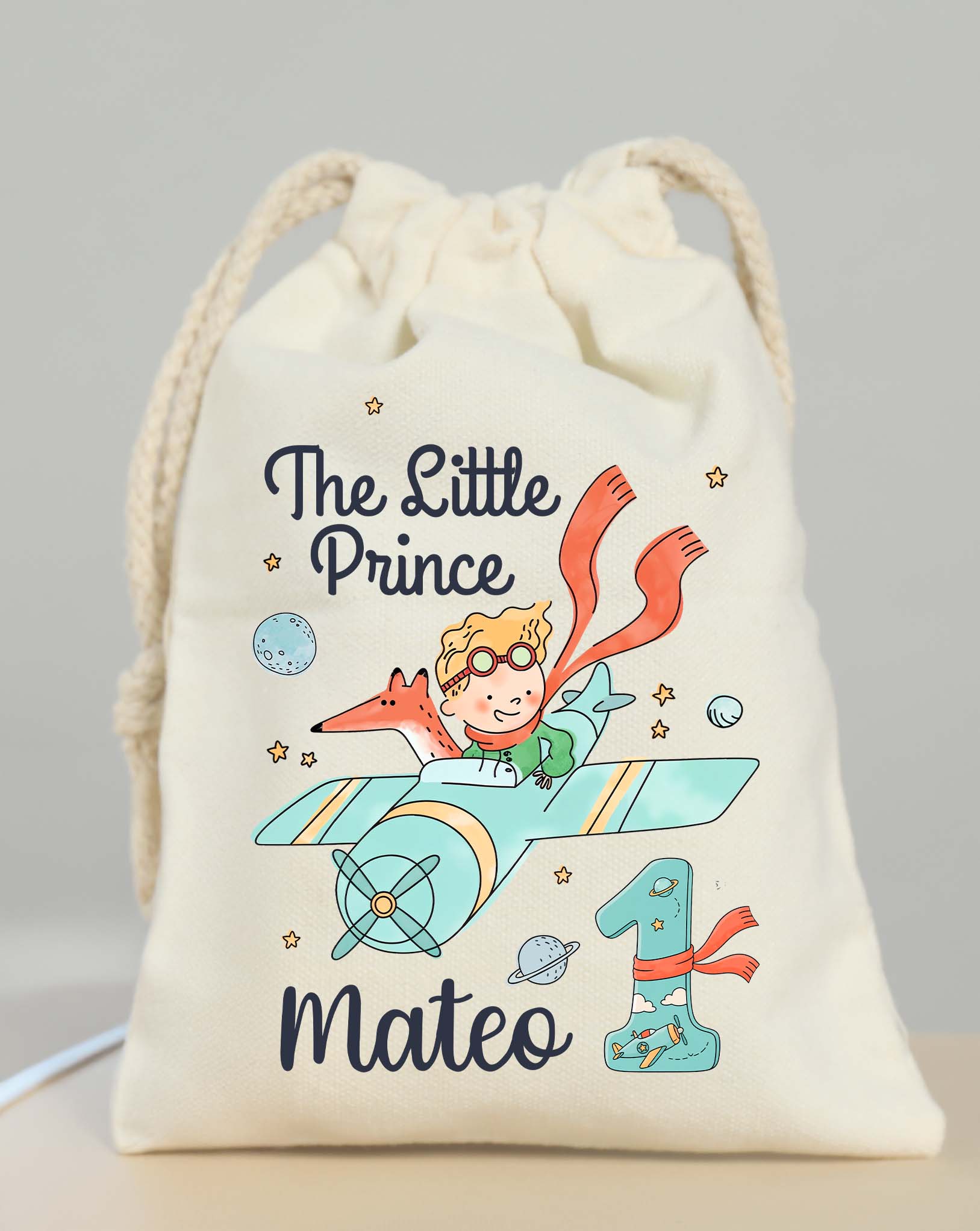 The Little Prince Birthday Party Bags Custom Name